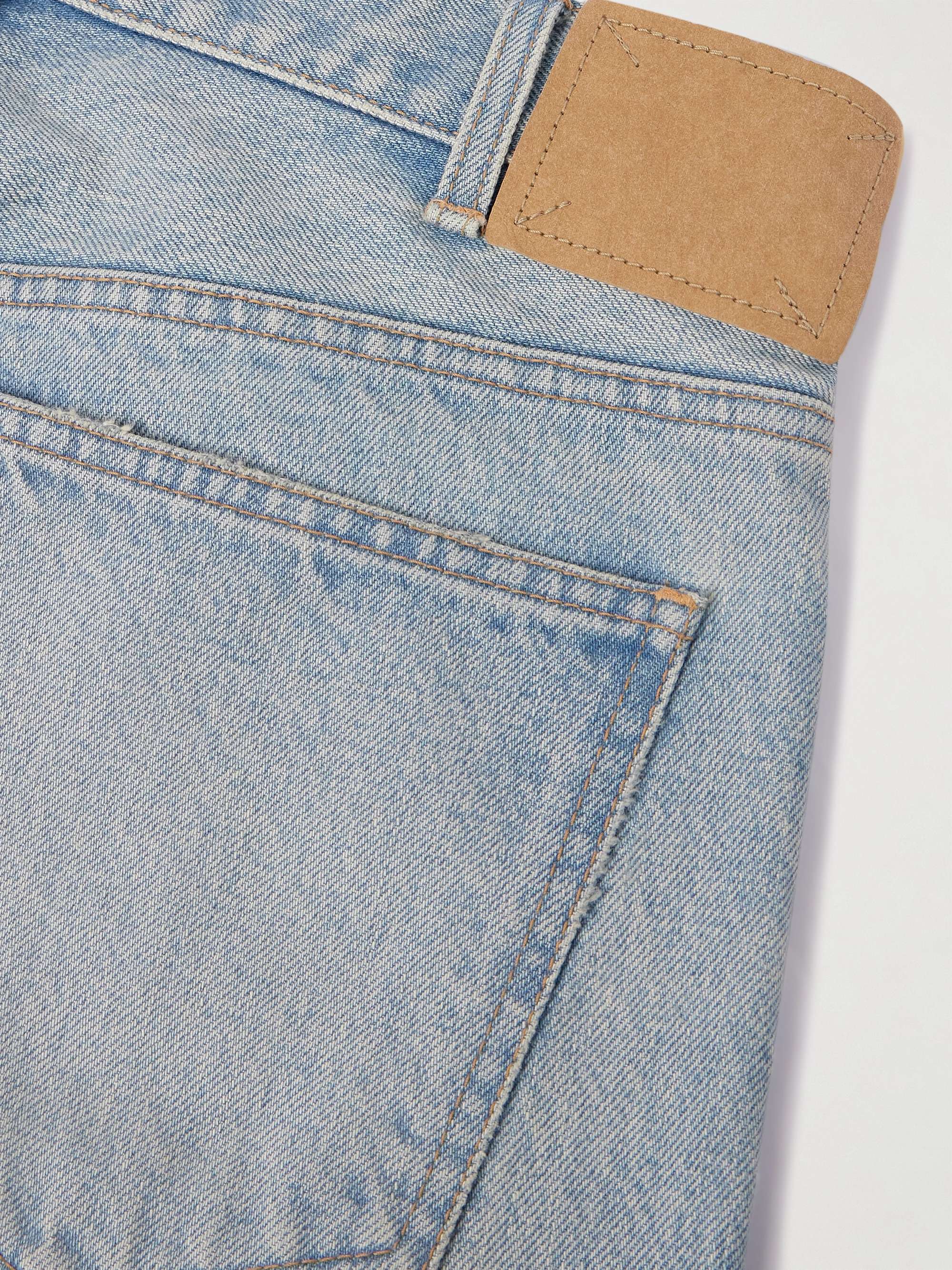 CELINE HOMME Wesley Straight-Leg Distressed Jeans for Men