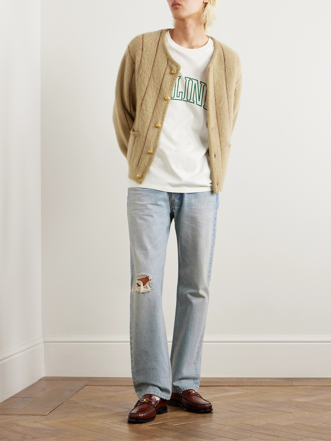 Wesley Straight-Leg Distressed Jeans — 2