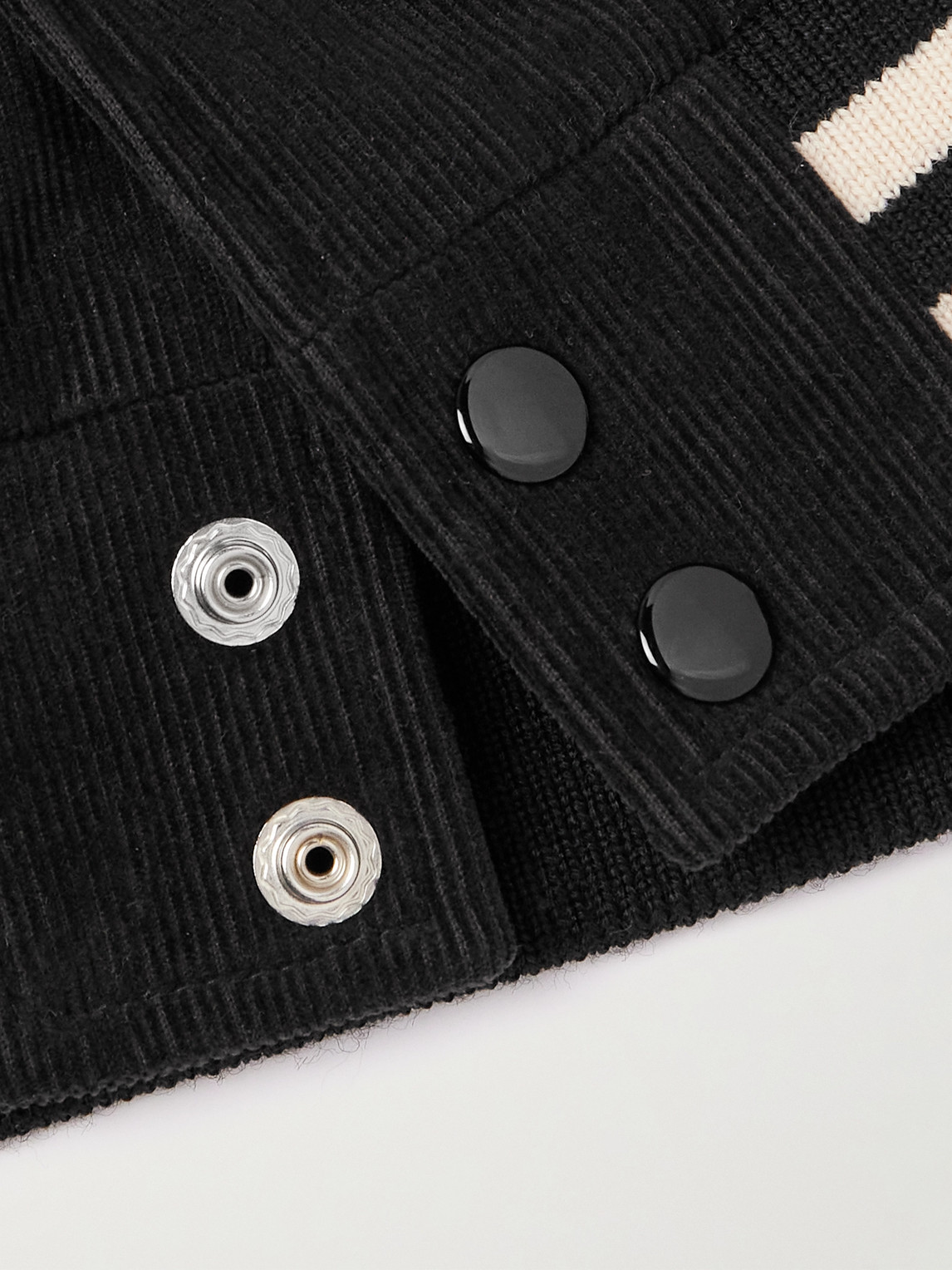 Celine Satin-trimmed Cotton-corduroy Bomber Jacket In Black