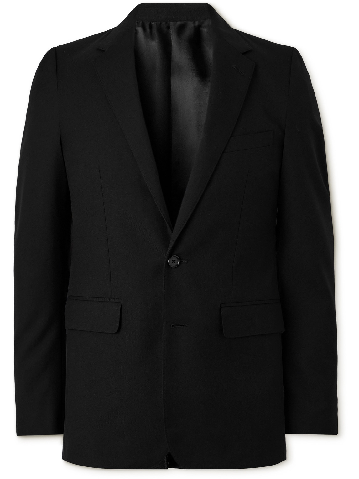 Celine Slim-fit Wool-twill Blazer In Black