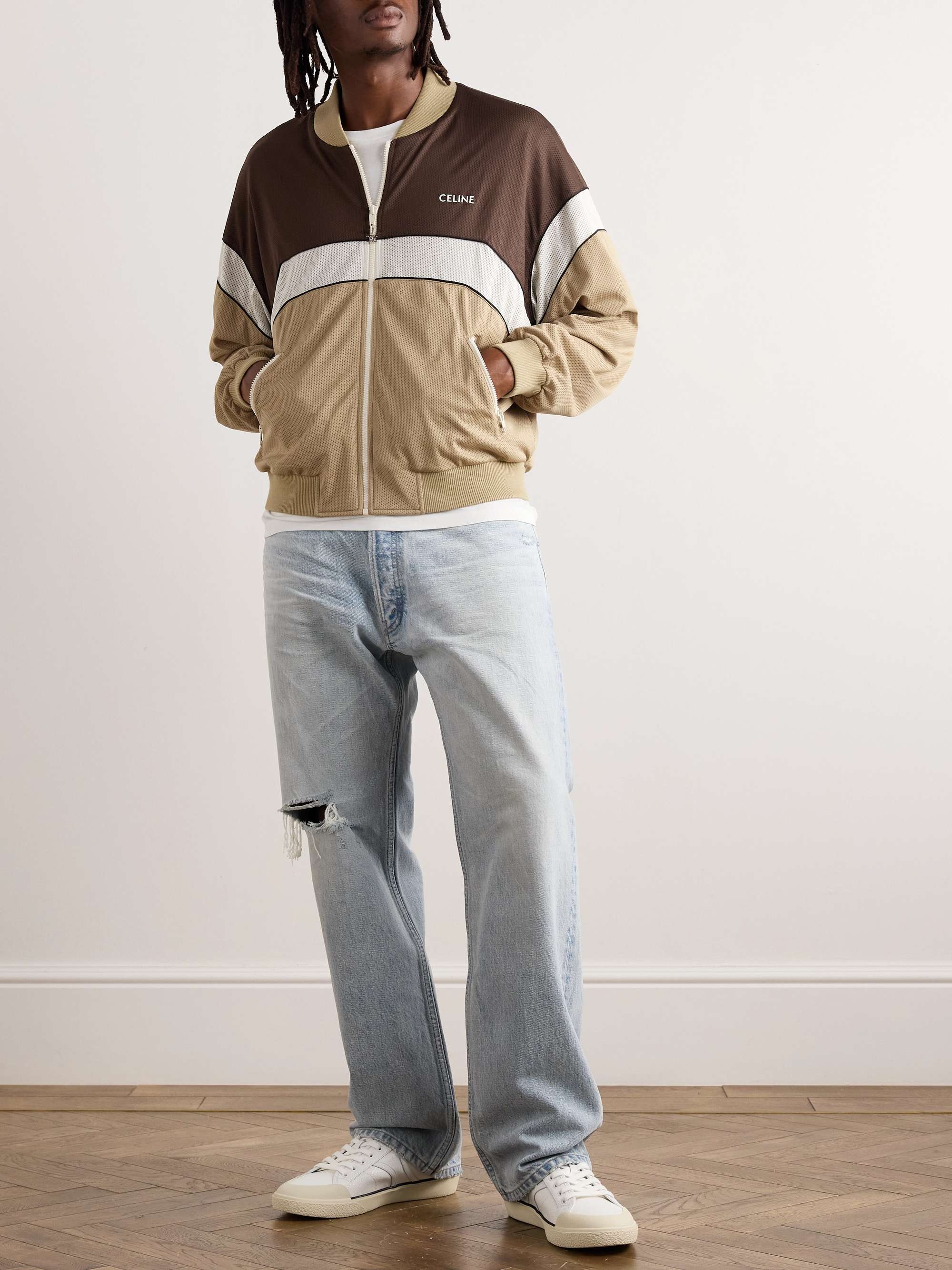 Mesh track jacket sale