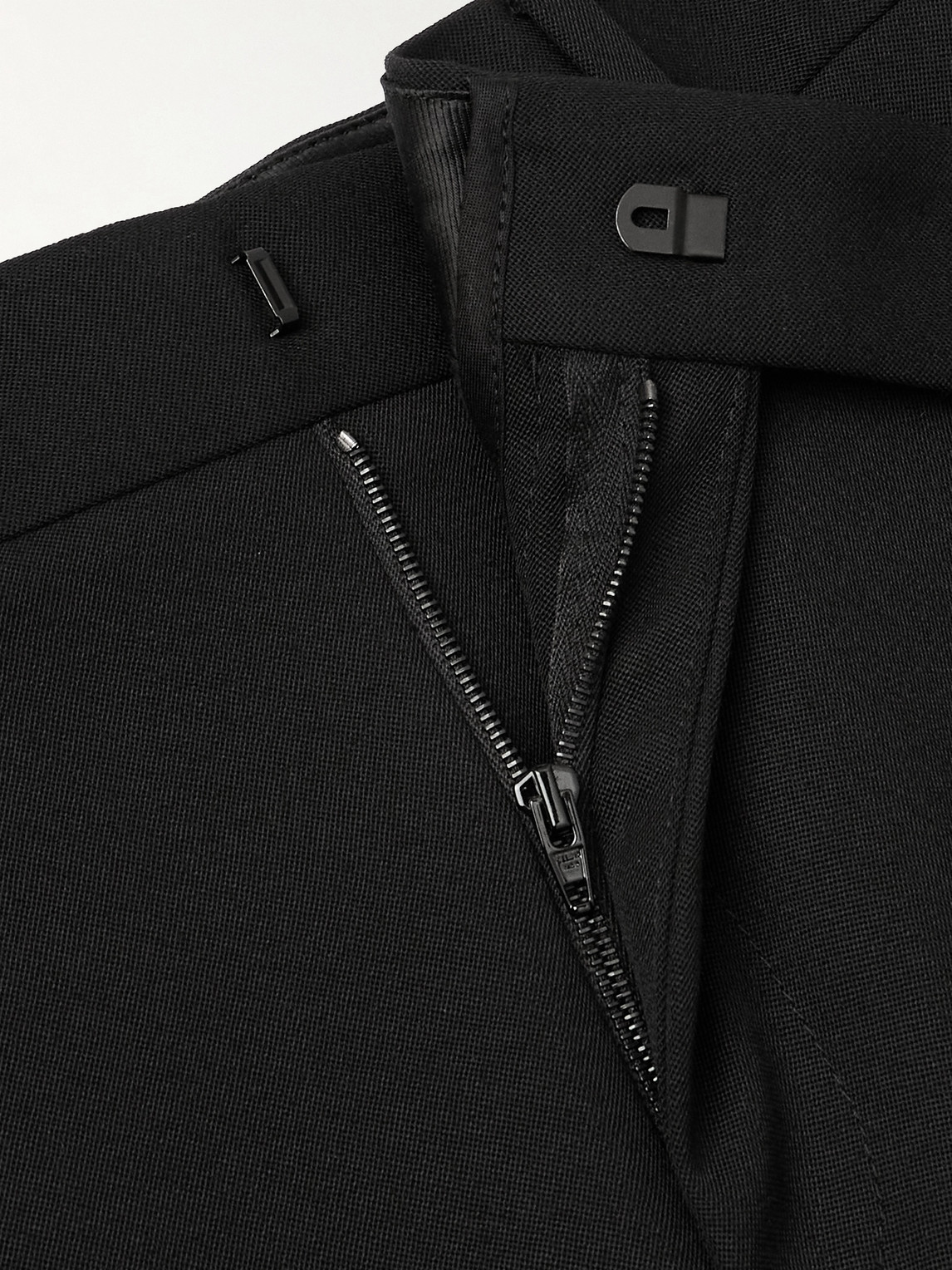 Celine Slim-fit Worsted Wool-gabardine Suit Trousers In Multi