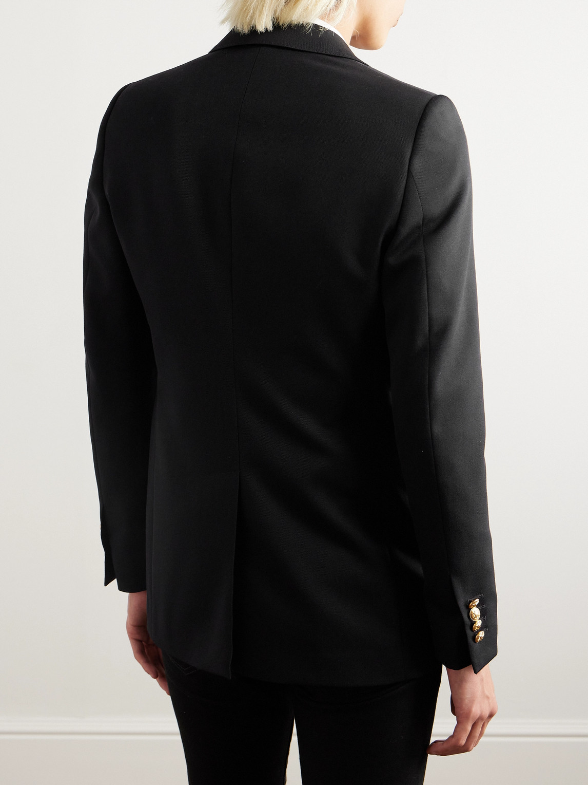 Celine Wool-gabardine Suit Jacket In Black