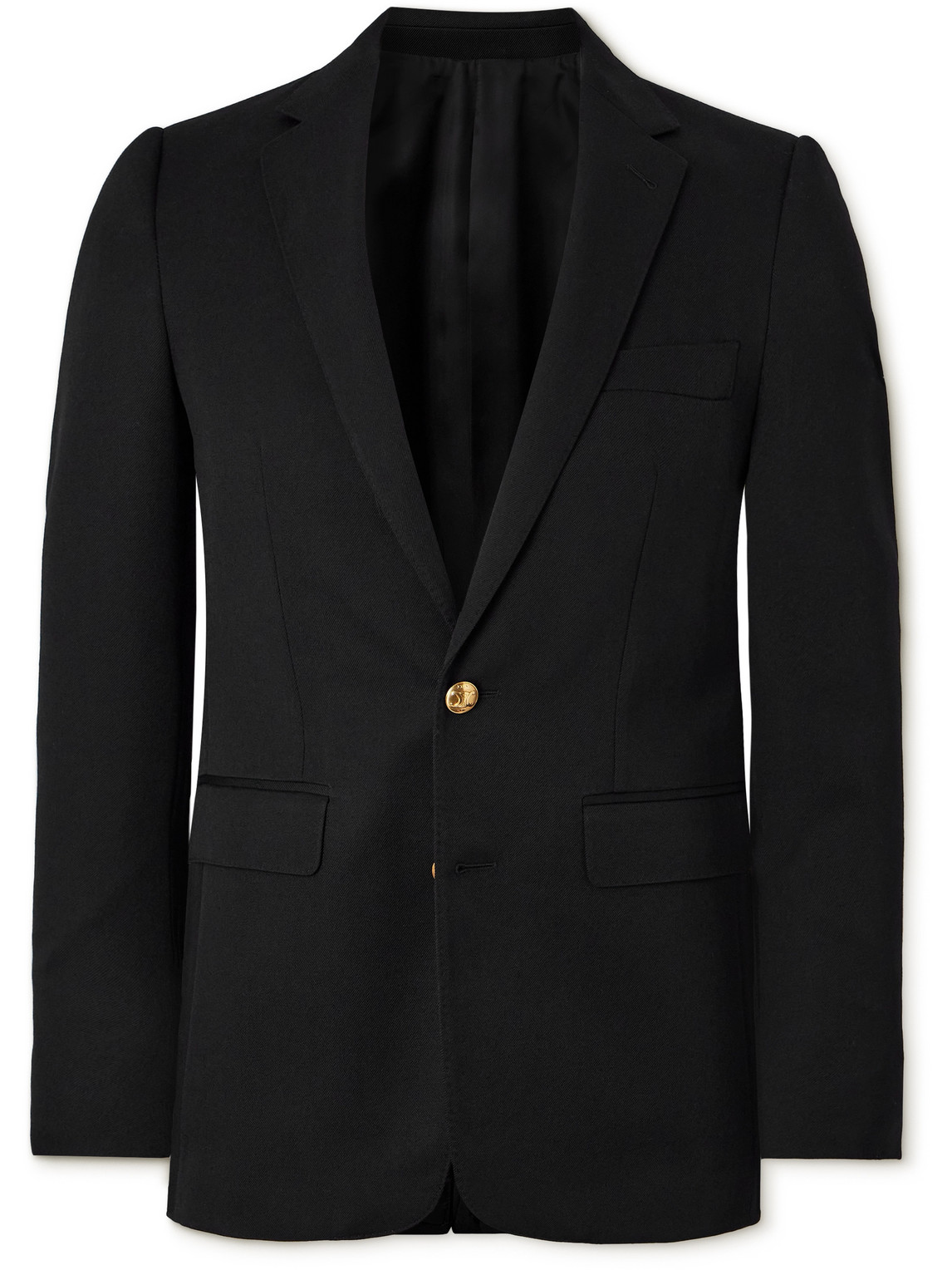 Celine Wool-gabardine Suit Jacket In Black