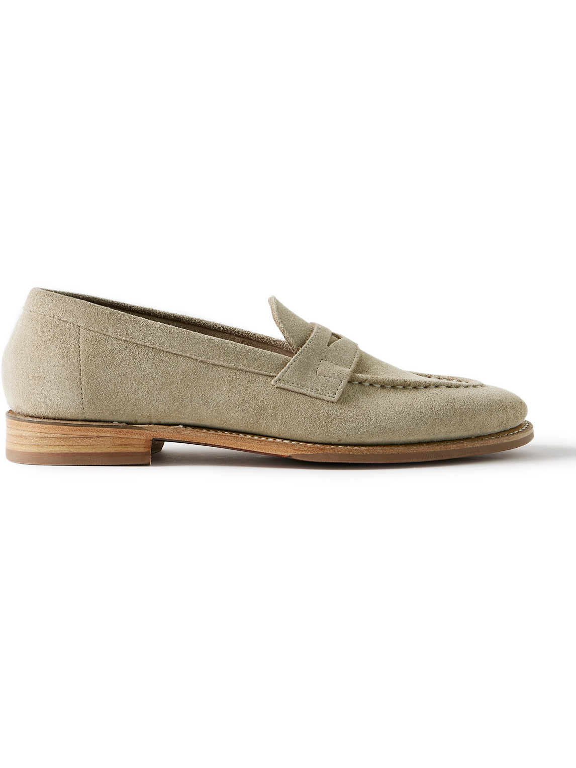 Floyd Suede Penny Loafers