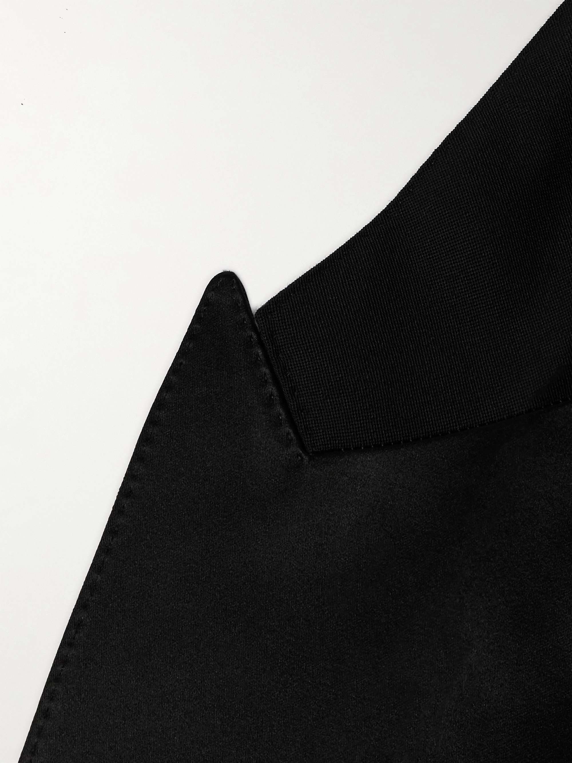 CELINE HOMME Satin-Trimmed Wool-Gabardine Tuxedo Jacket for Men | MR PORTER