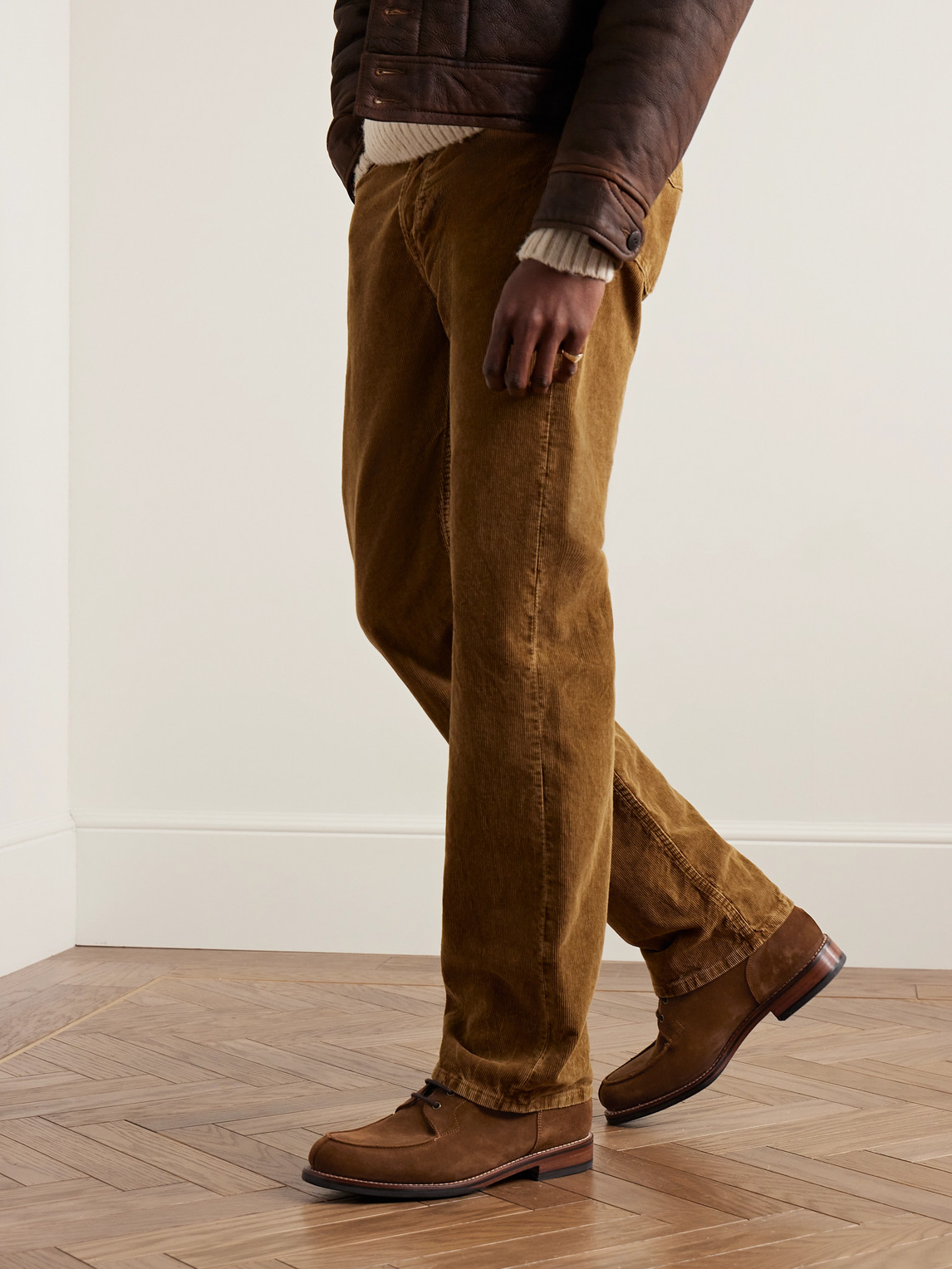 Shop Grenson Donald Suede Boots In Brown