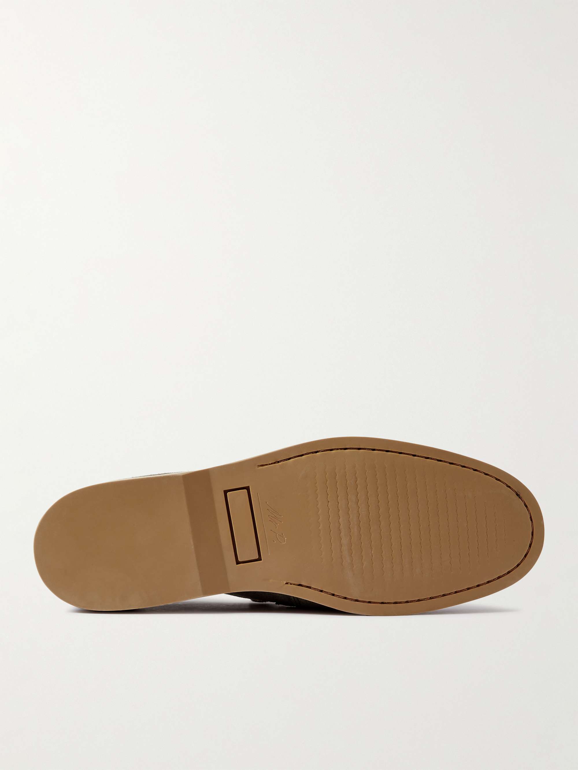 MR P. Regenerated Suede by evolo® Penny Loafers