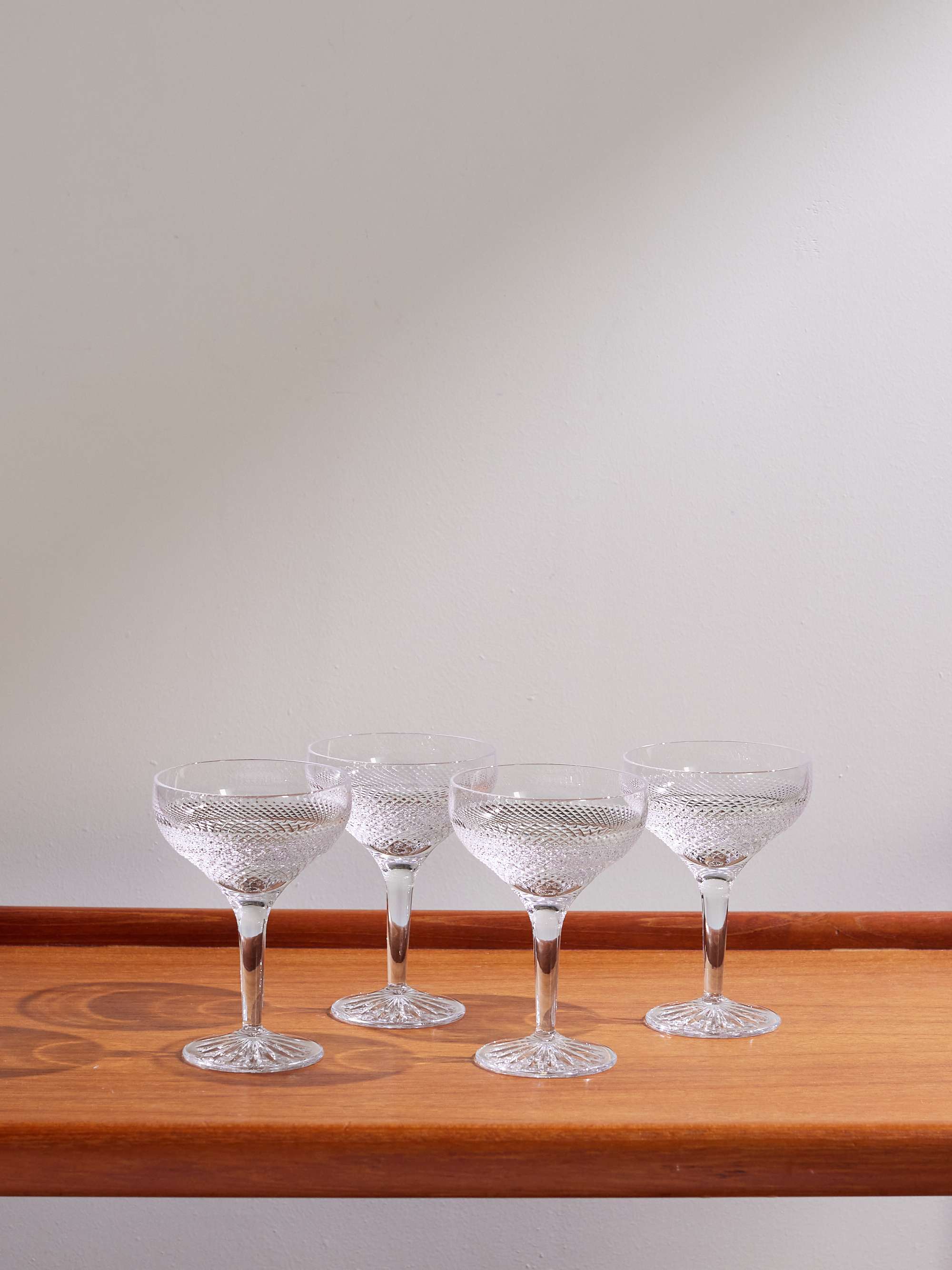 Soho Home Huxley Cut Crystal Highball Glass | Set of 4