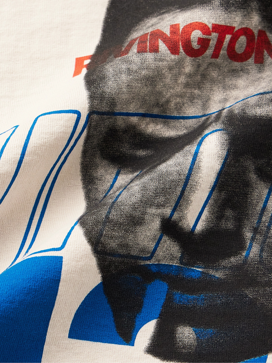 RRR123 Speak Dangerously Cropped Logo-Appliquéd Printed