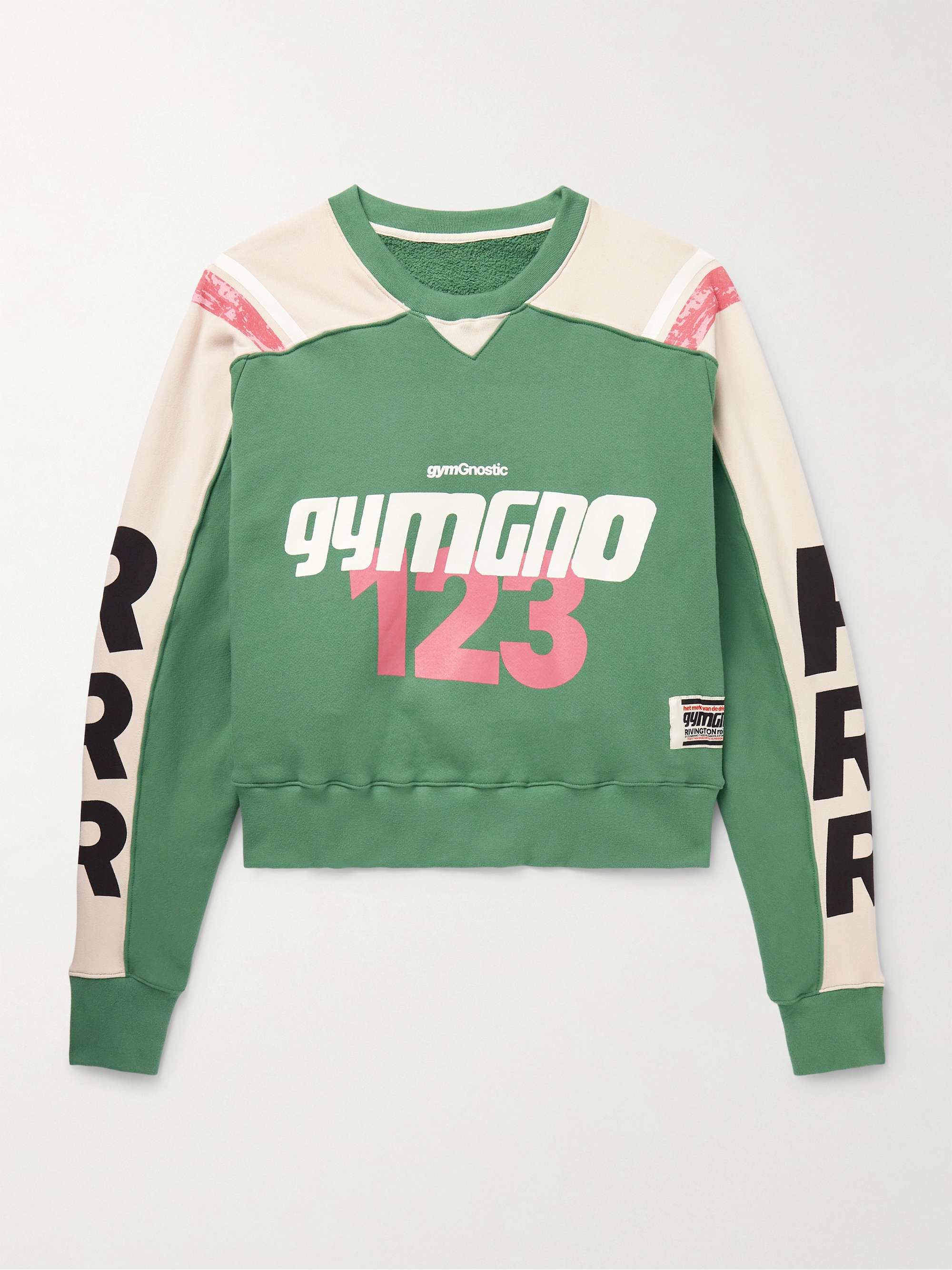 Cropped Jersey Sweatshirt