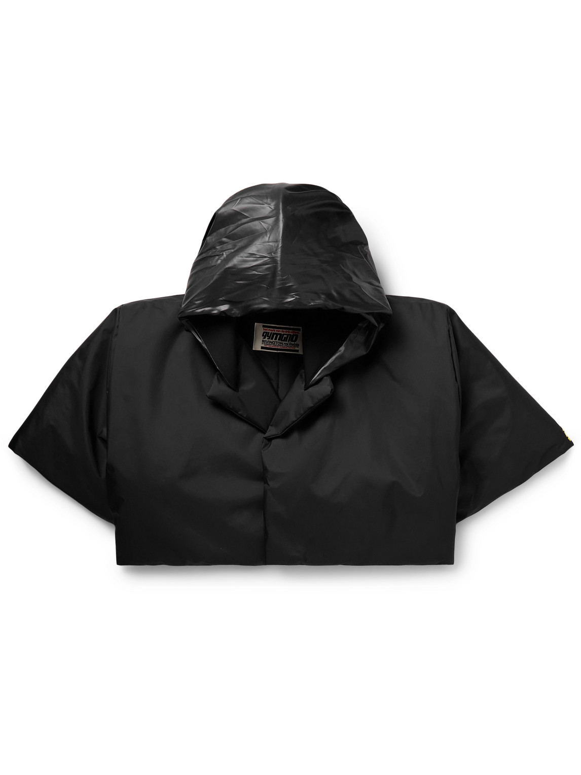 Pontius Logo-Appliquéd Shell Padded Hooded Jacket