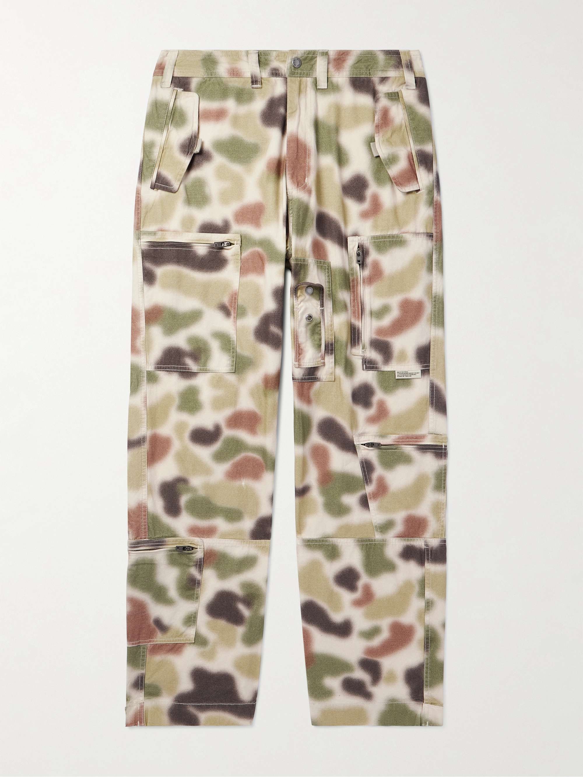 DRIES VAN NOTEN 32 / 細長い カモフラ ストレート
