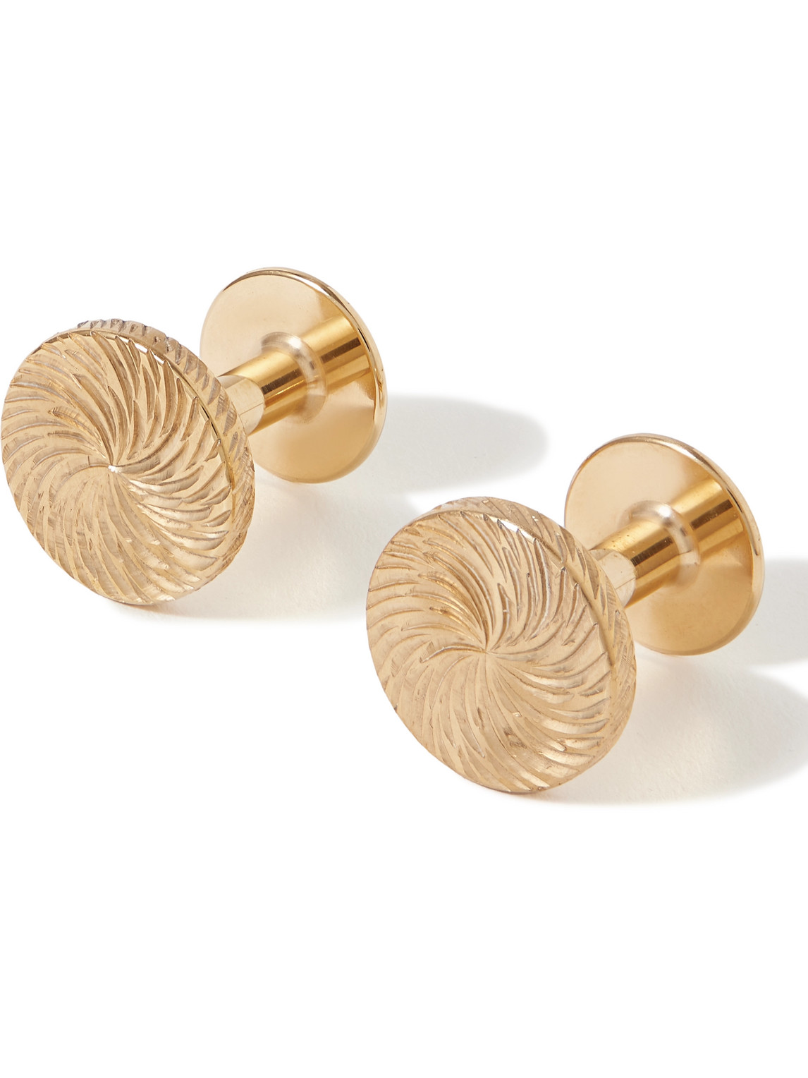 Alice Made This James Brass Cufflinks In Gold