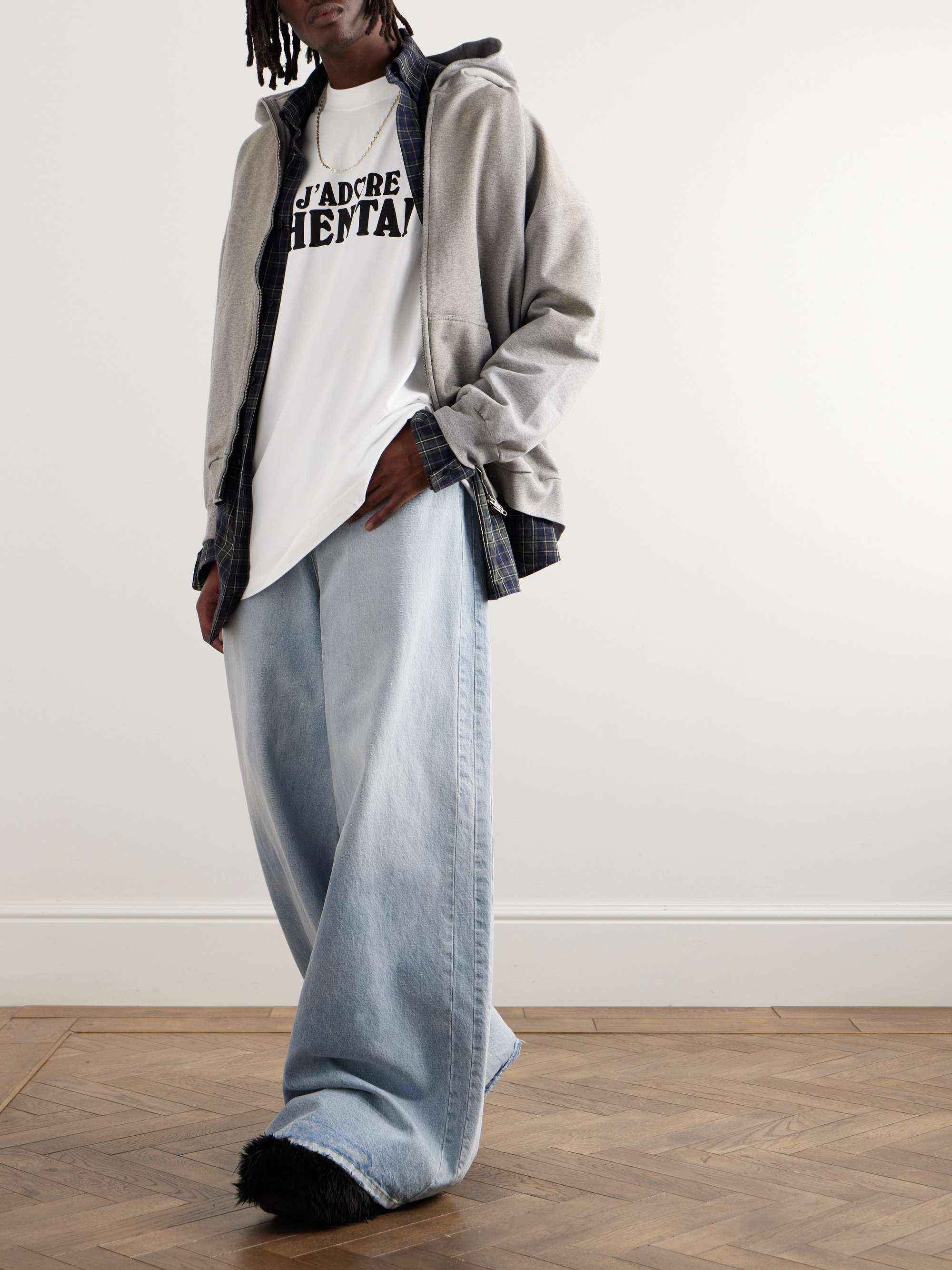 VETEMENTS Printed Cotton-Jersey T-Shirt for Men | MR PORTER