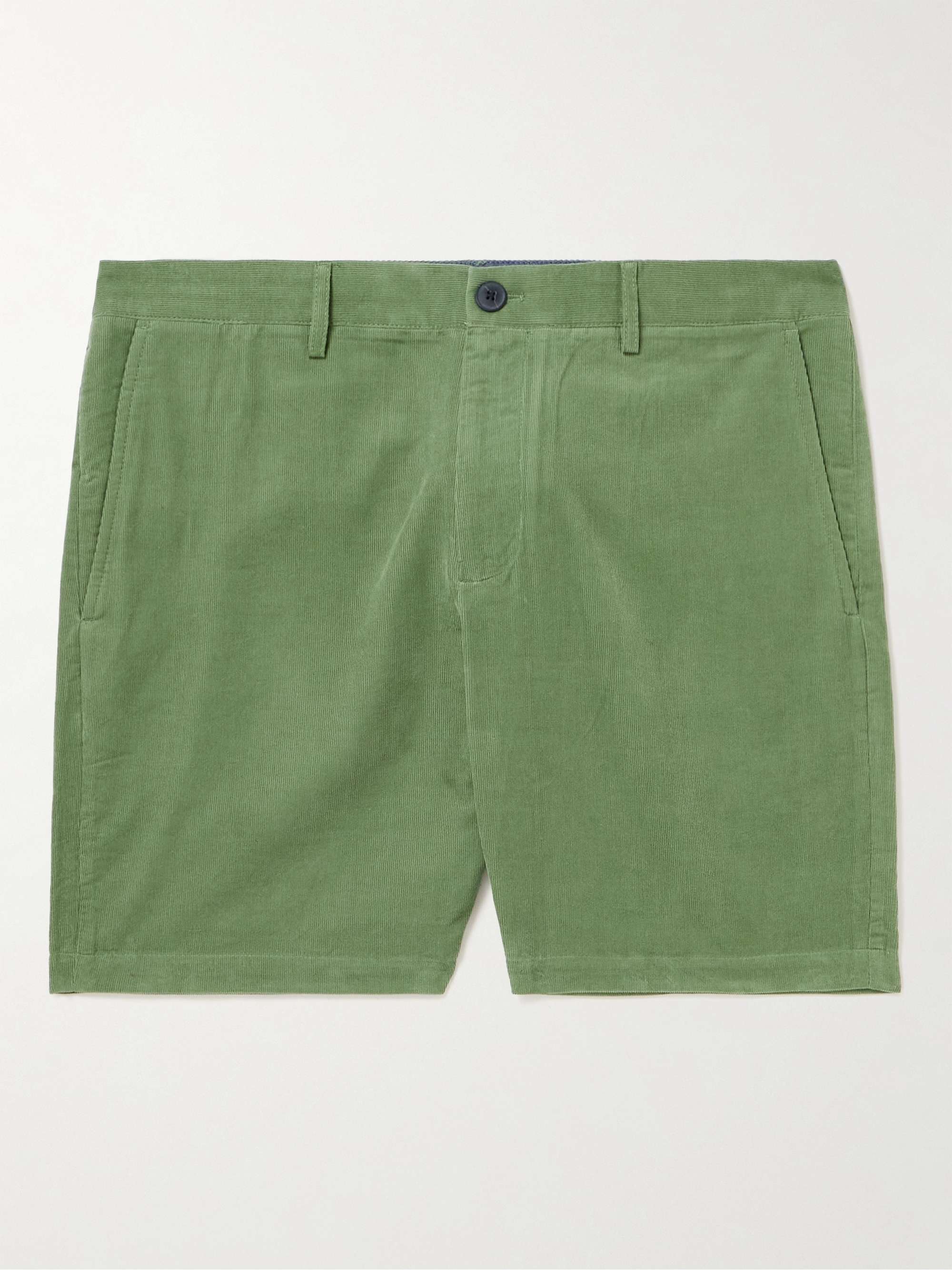 CLUB MONACO Baxter Slim-Fit Cotton-Corduory Shorts for Men | MR PORTER