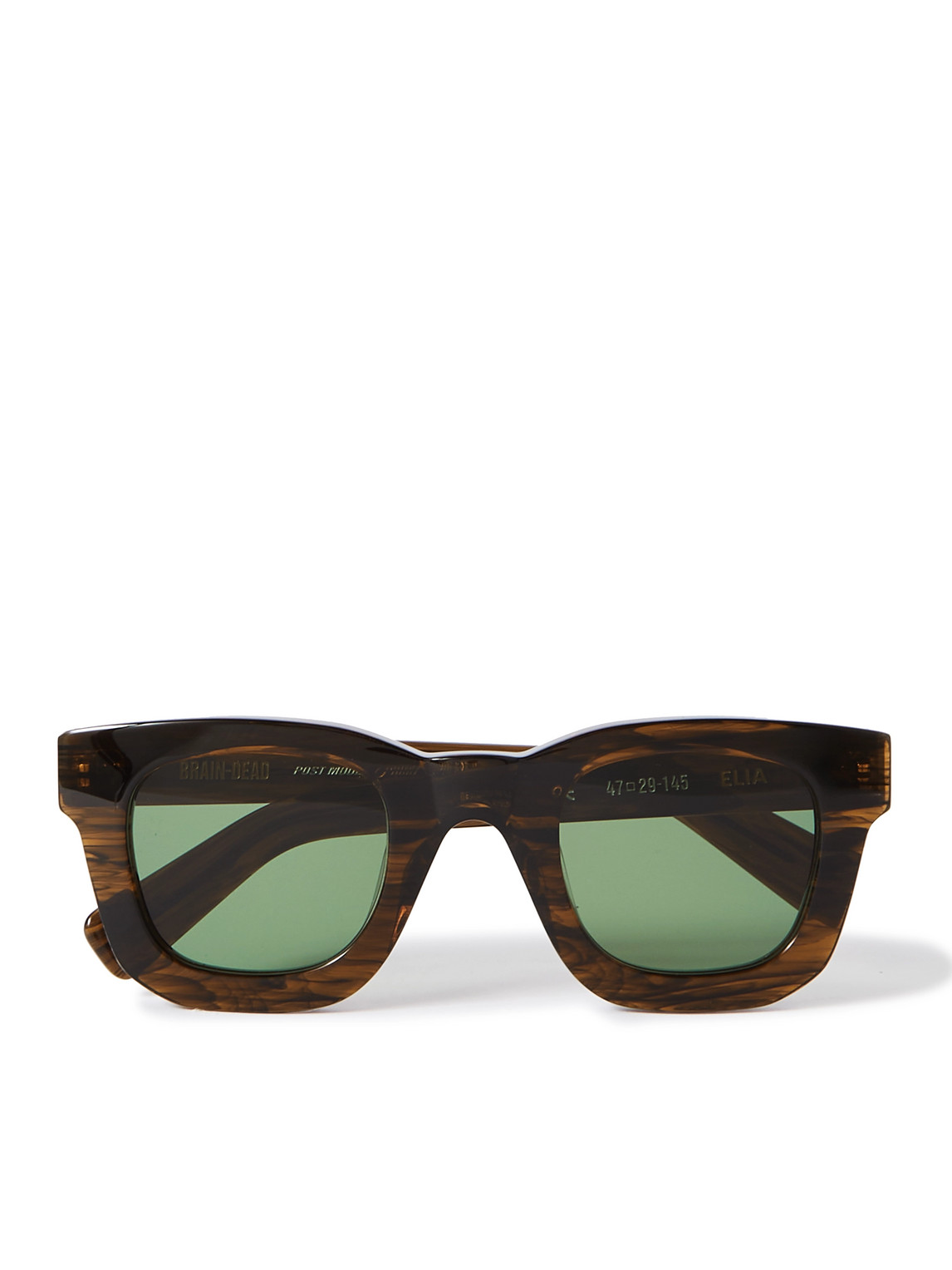 Elia Square-Frame Tortoiseshell Acetate Sunglasses