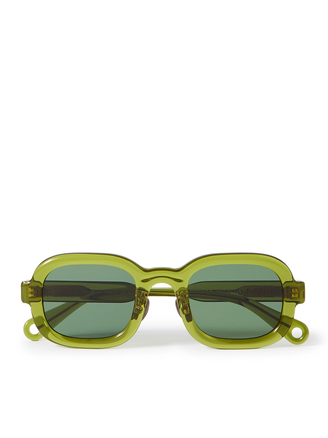 Newman Round-Frame Acetate Sunglasses