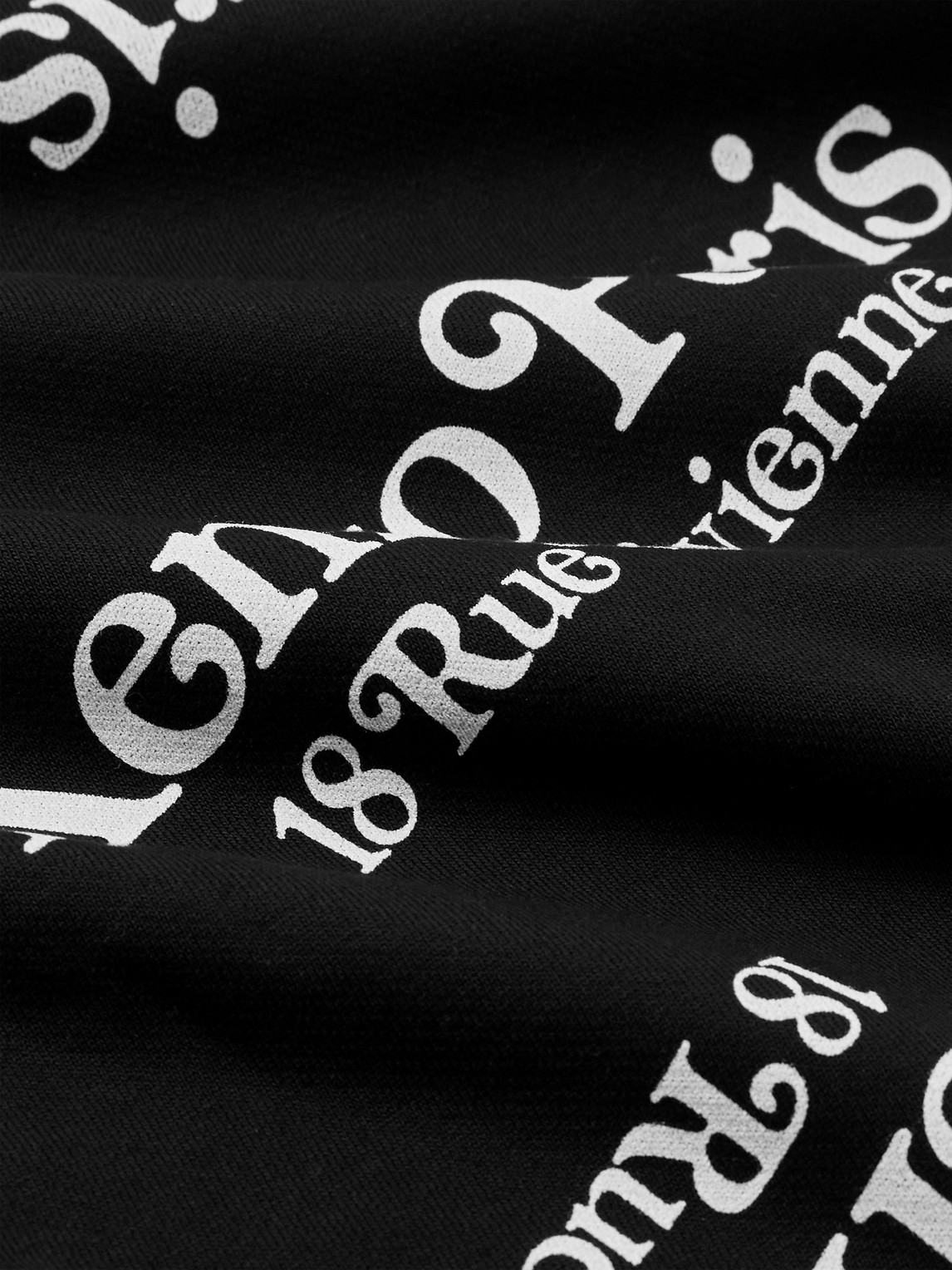 Shop Kenzo Verdy Logo-print Cotton-jersey Hoodie In Black