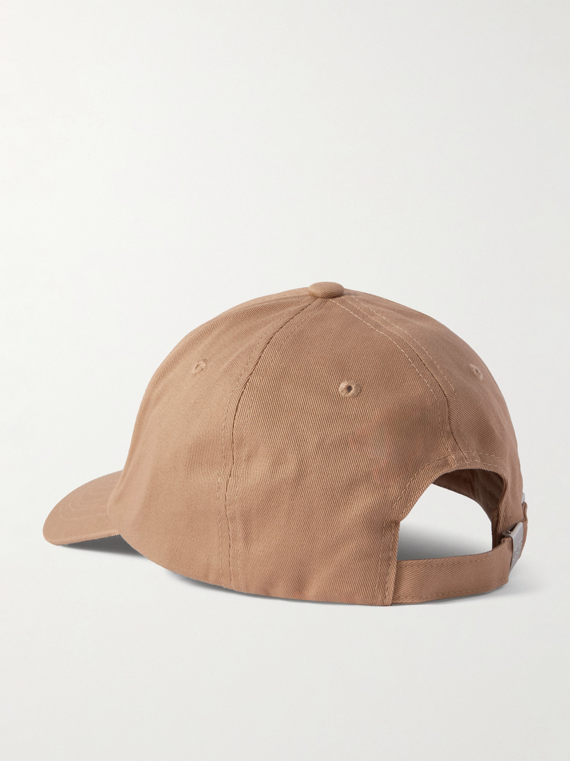 Shop Kenzo Logo-embroidered Cotton-twill Baseball Cap In Brown