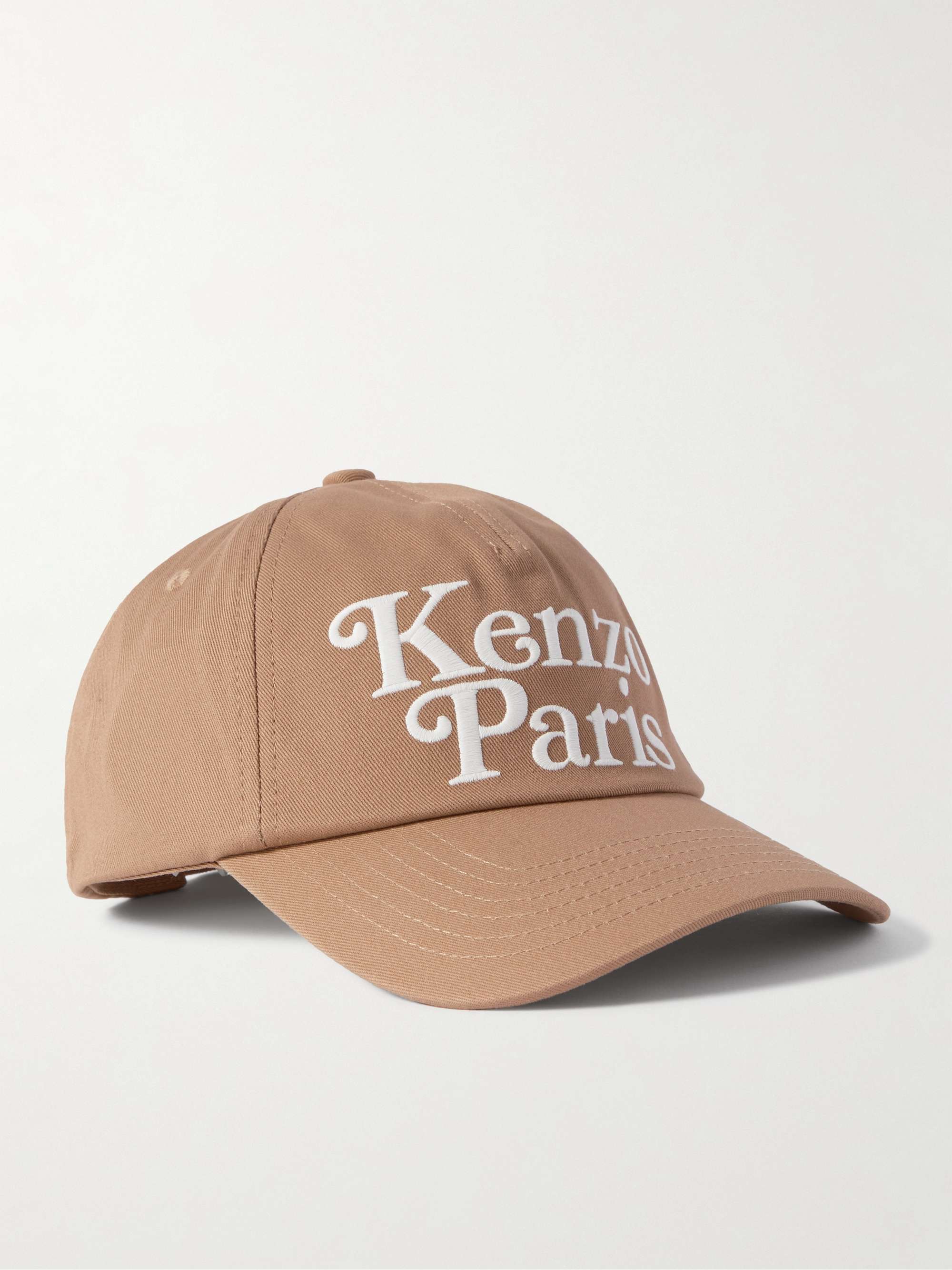 KENZO Logo-Embroidered Cotton-Twill Baseball Cap for Men | MR PORTER