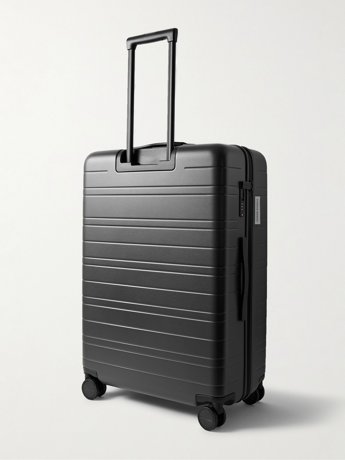 Shop Horizn Studios H7 Essential 77cm Polycarbonate Suitcase In Black
