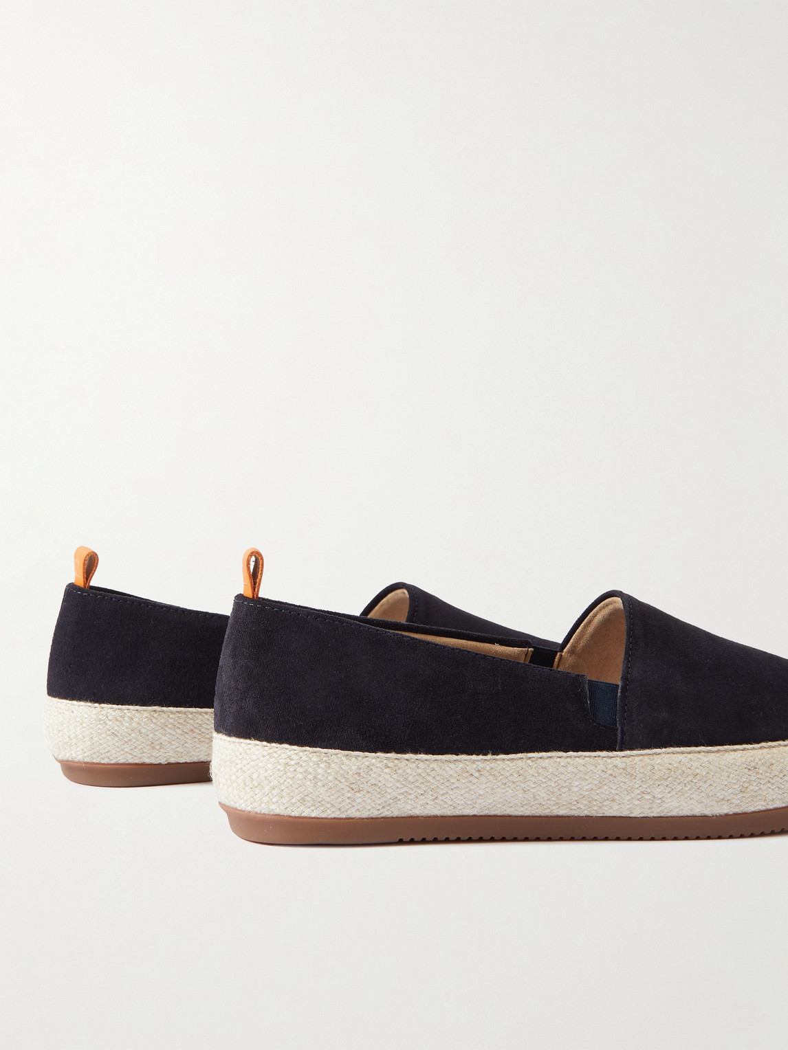 Shop Mulo Suede Espadrilles In Blue