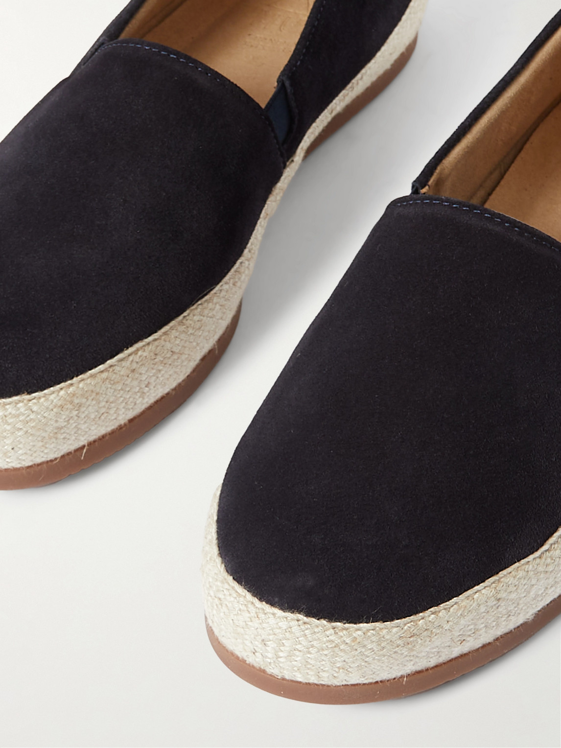 Shop Mulo Suede Espadrilles In Blue