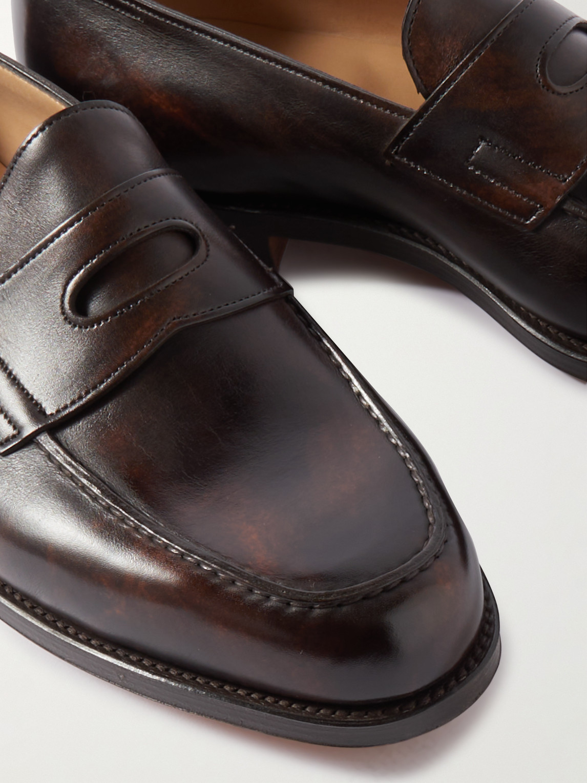 Lopez Leather Penny Loafers