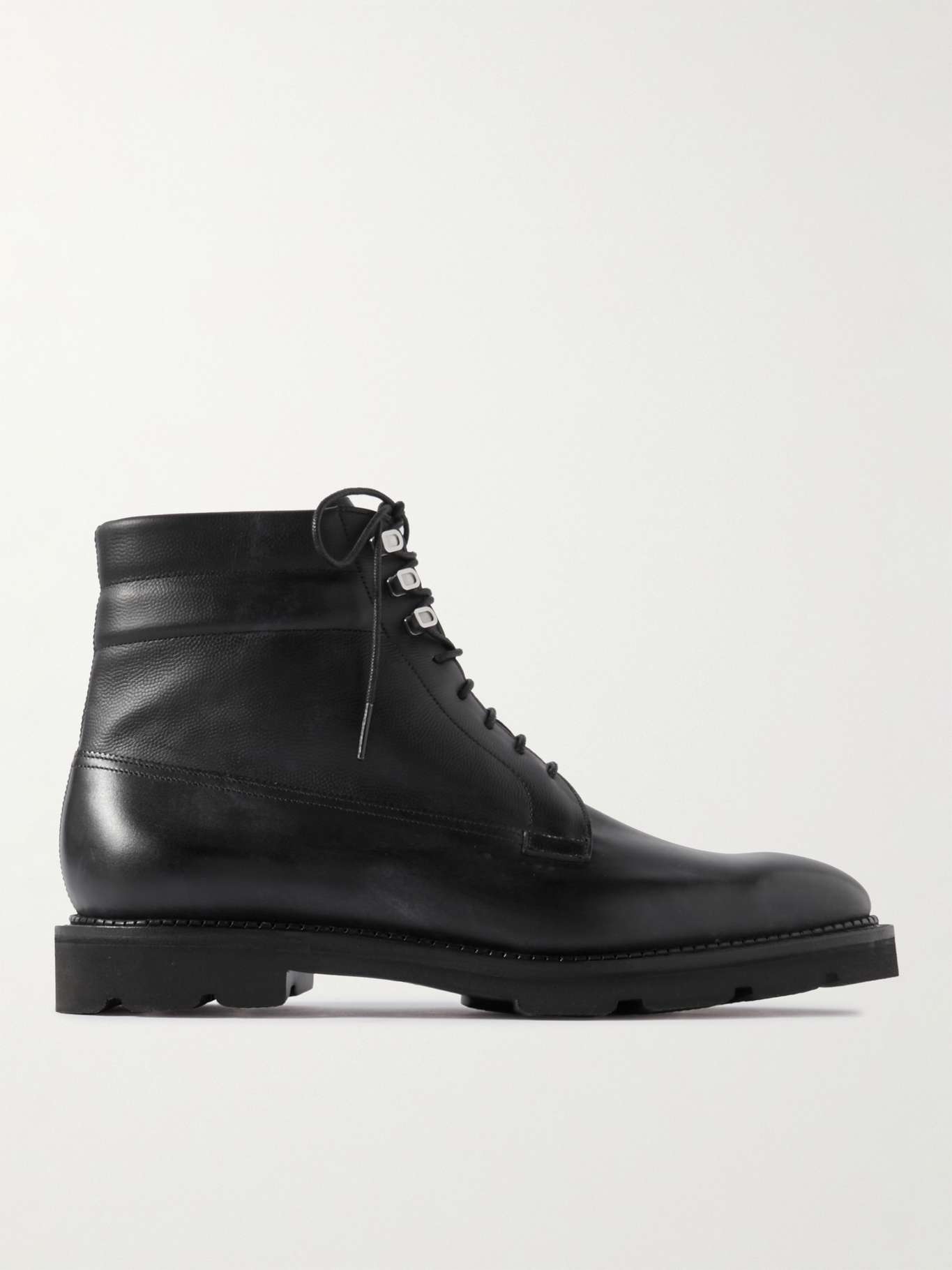 JOHN LOBB Alder Burnished-Leather Boots for Men | MR PORTER