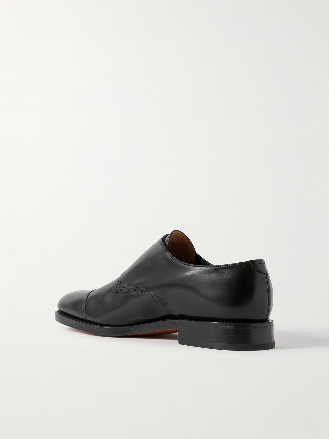 John Lobb William Leather Monk-strap Shoes In Black