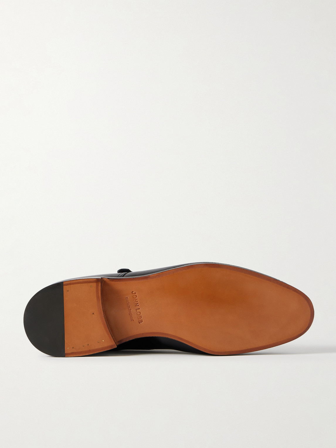 John Lobb William Leather Monk-strap Shoes In Black