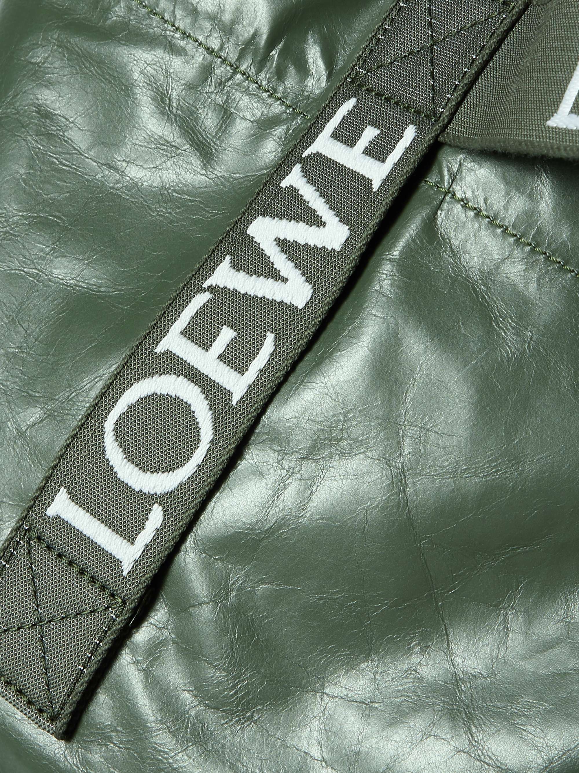 LOEWE Distressed Leather Tote Bag