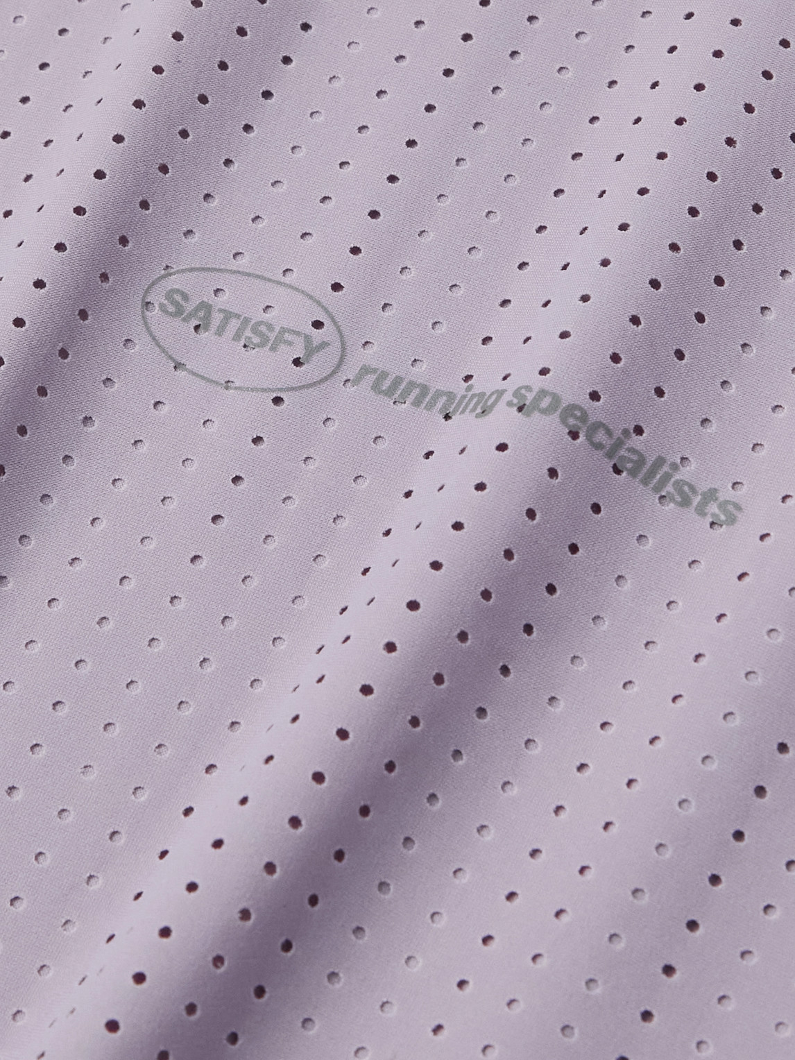 Shop Satisfy Embellished Logo-print Appliquéd Space‑o™ Tank Top In Purple