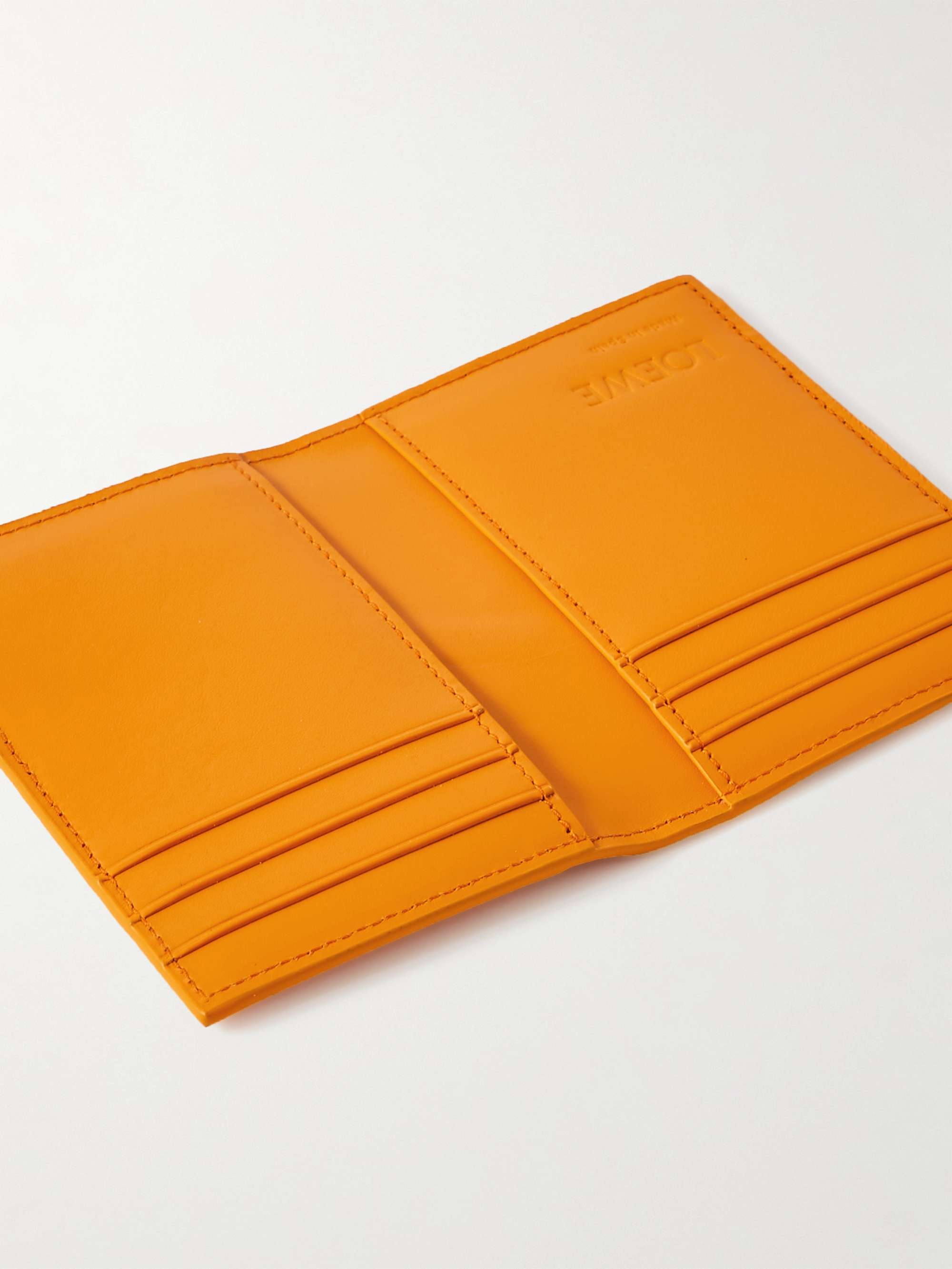 LOEWE Puzzle LogoEmbossed Leather Cardholder for Men MR PORTER