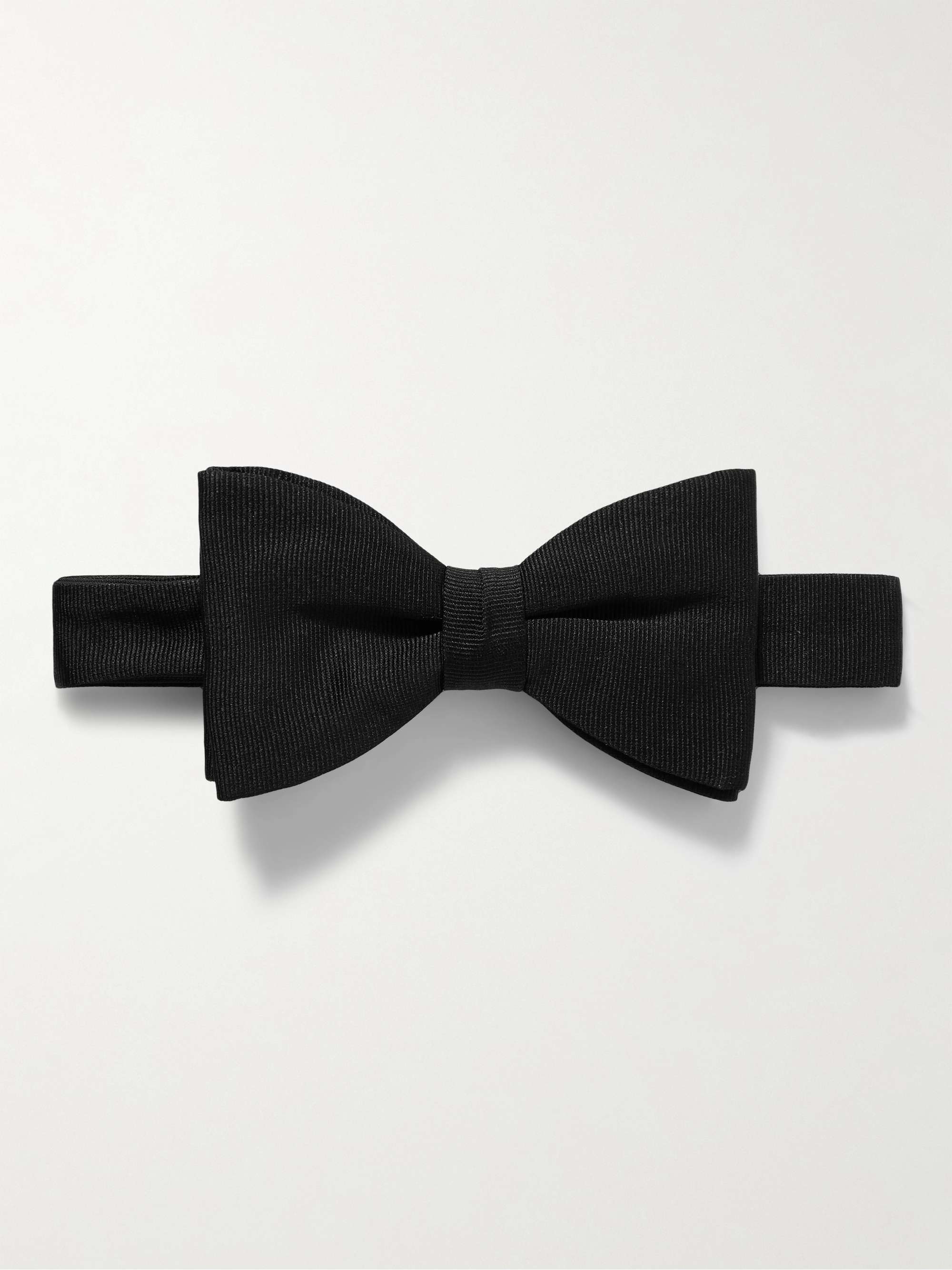Black Faille Silk Bow Tie Black Faille Silk Bow Tie