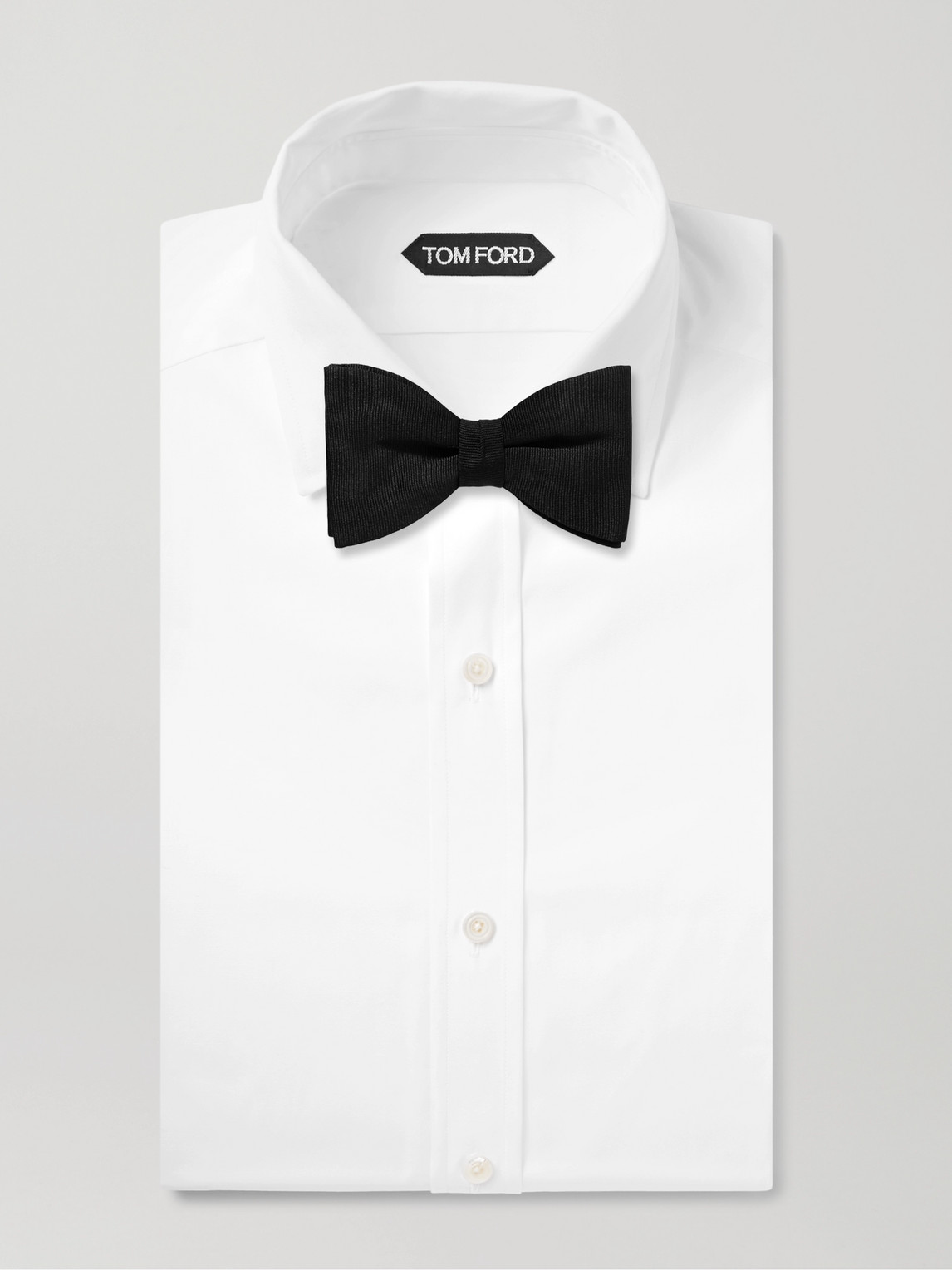 MR P PRE-TIED SILK-FAILLE BOW TIE