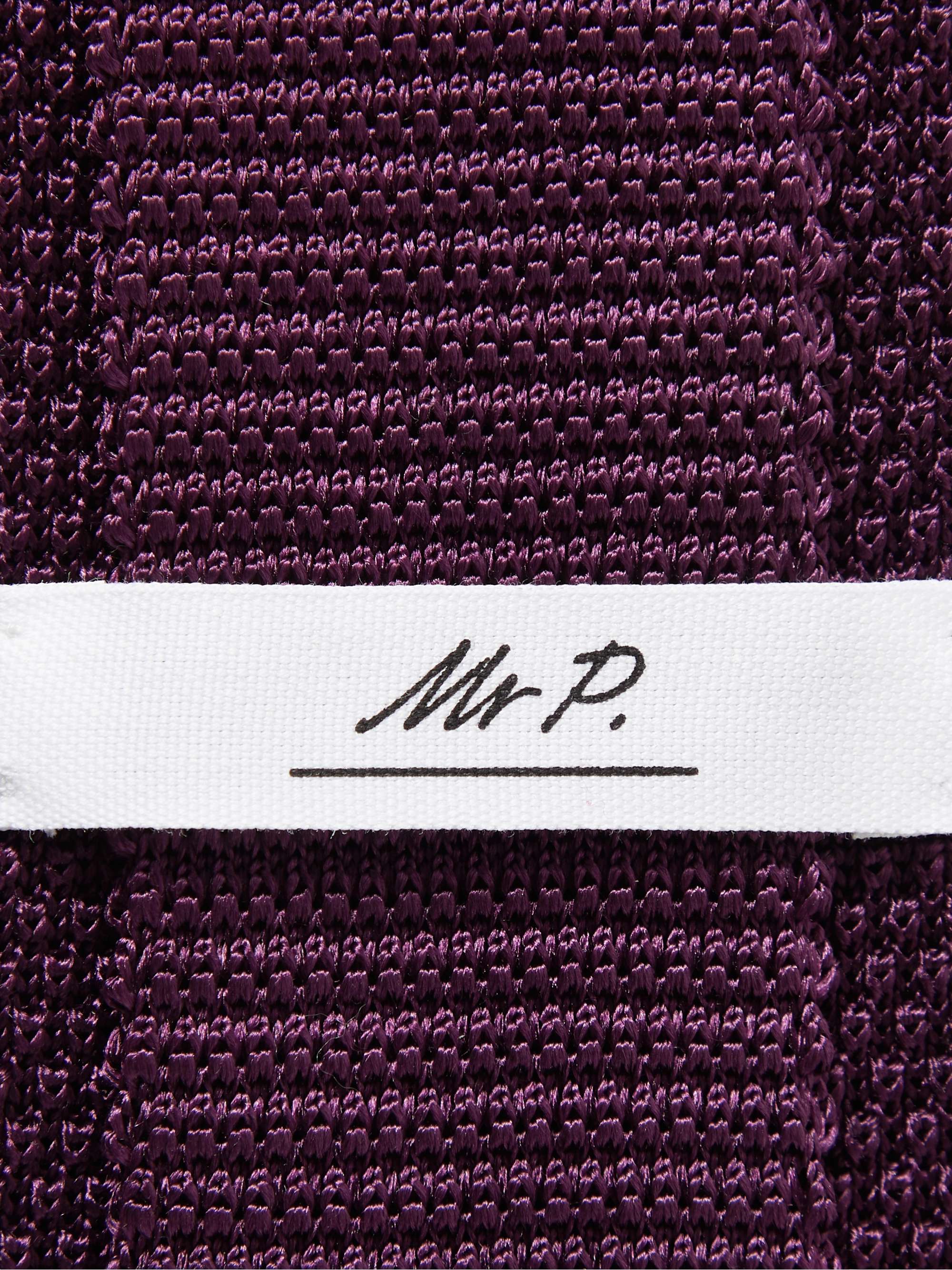 MR P. 7cm Knitted Silk Tie for Men MR PORTER