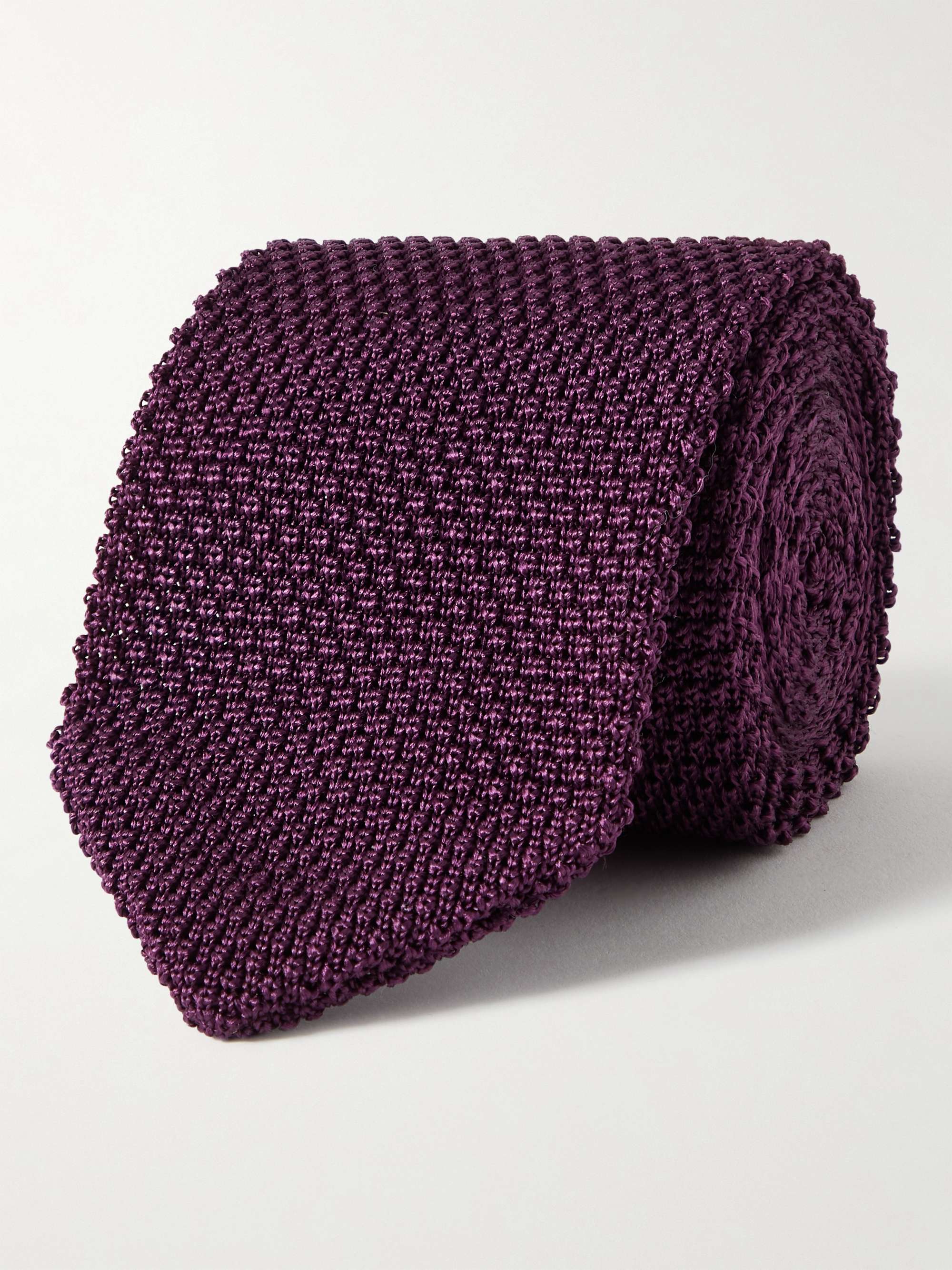 MR P. 7cm Knitted Silk Tie for Men MR PORTER