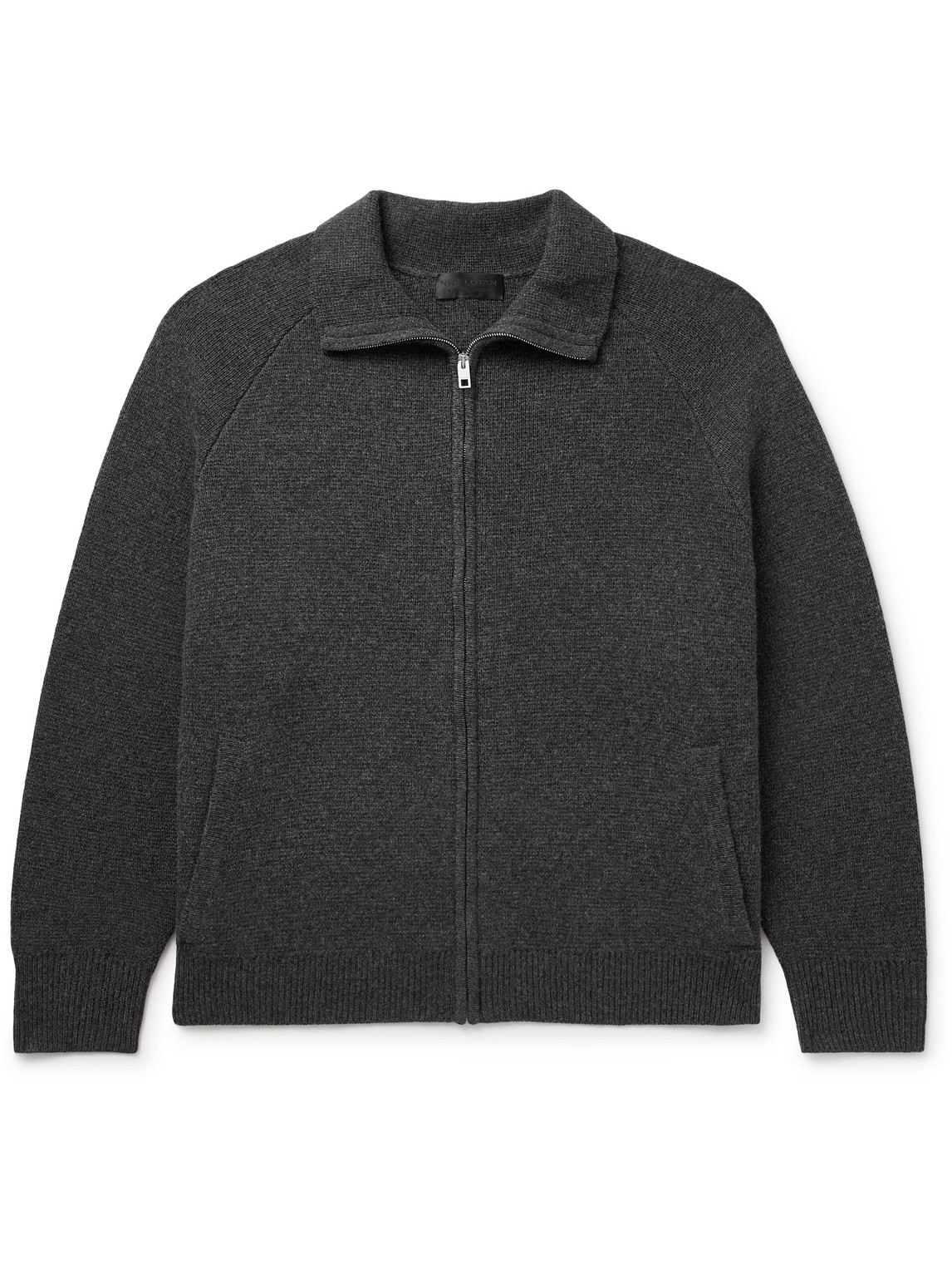 Jad Wool Zip-Up Cardigan