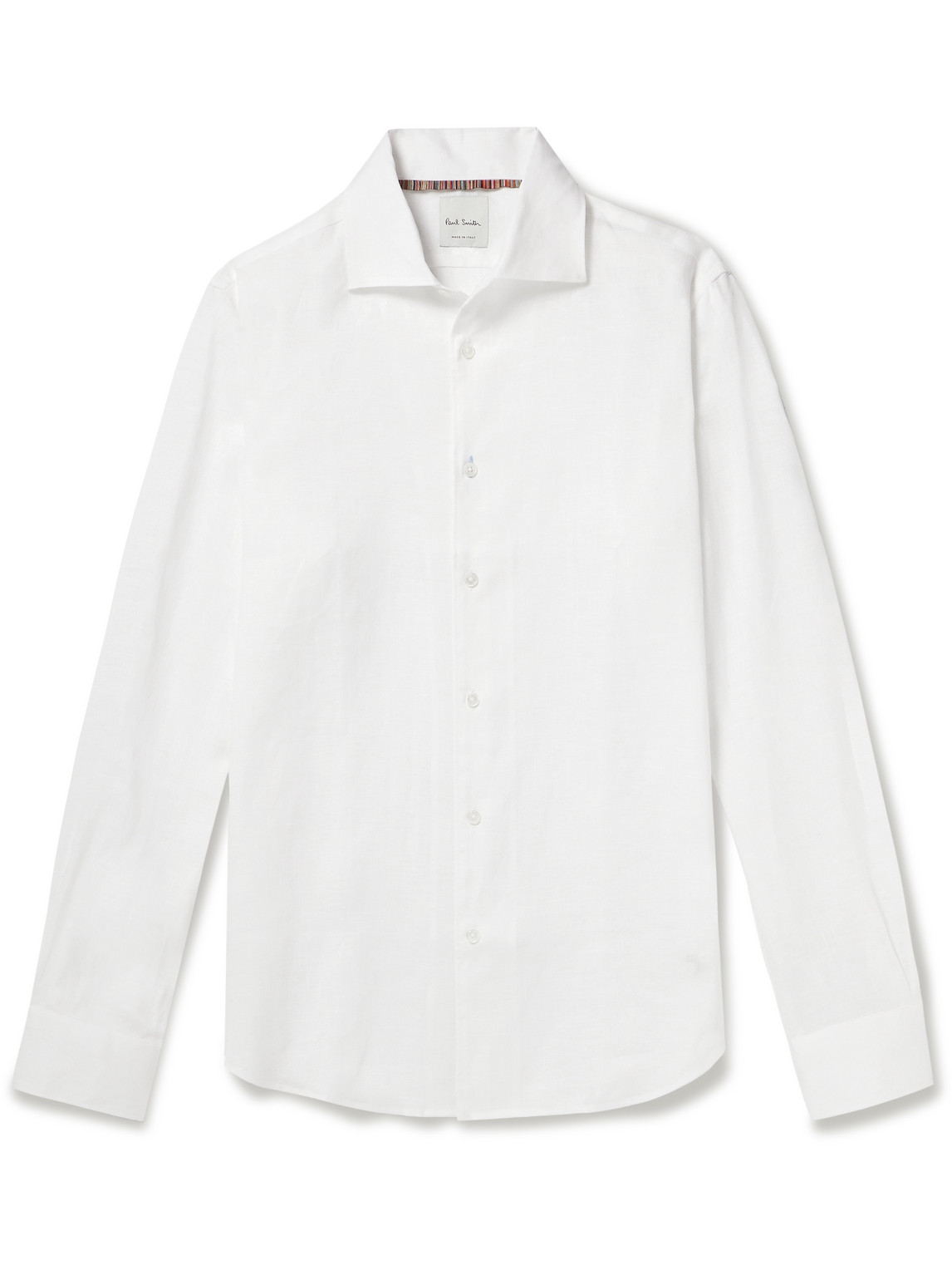 Paul Smith Linen Shirt In White