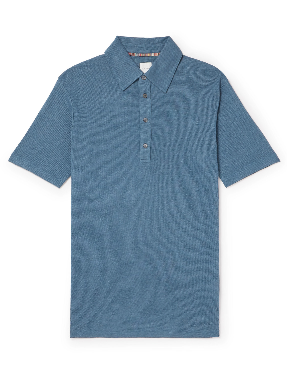 PAUL SMITH LINEN POLO SHIRT