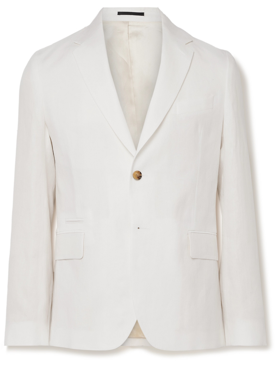 Paul Smith Soho Slim-fit Linen Suit Jacket In White