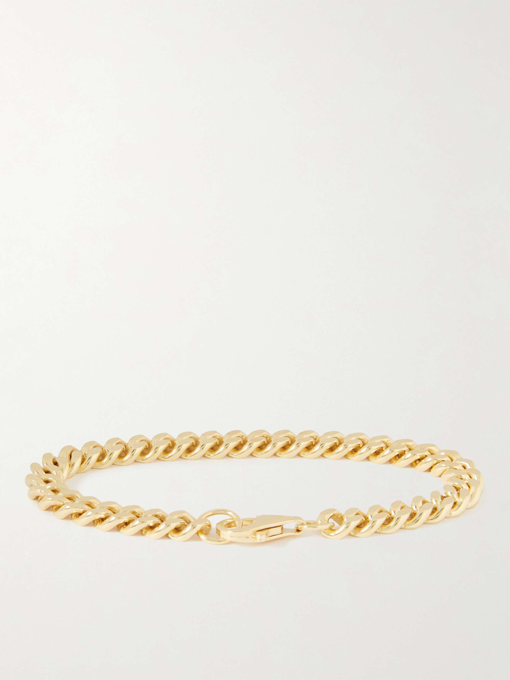 HATTON LABS Gold Vermeil Chain Bracelet for Men MR PORTER