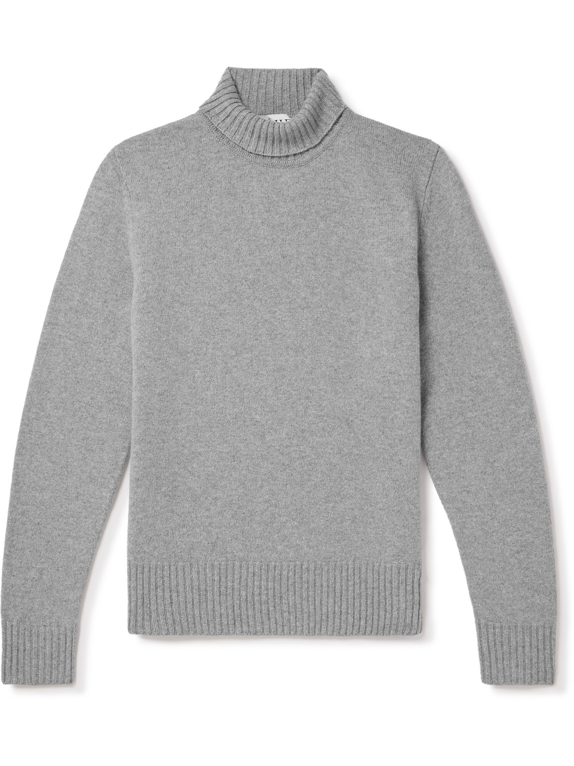 Rohe Wool And Cashmere-blend Rollneck Jumper In Grey
