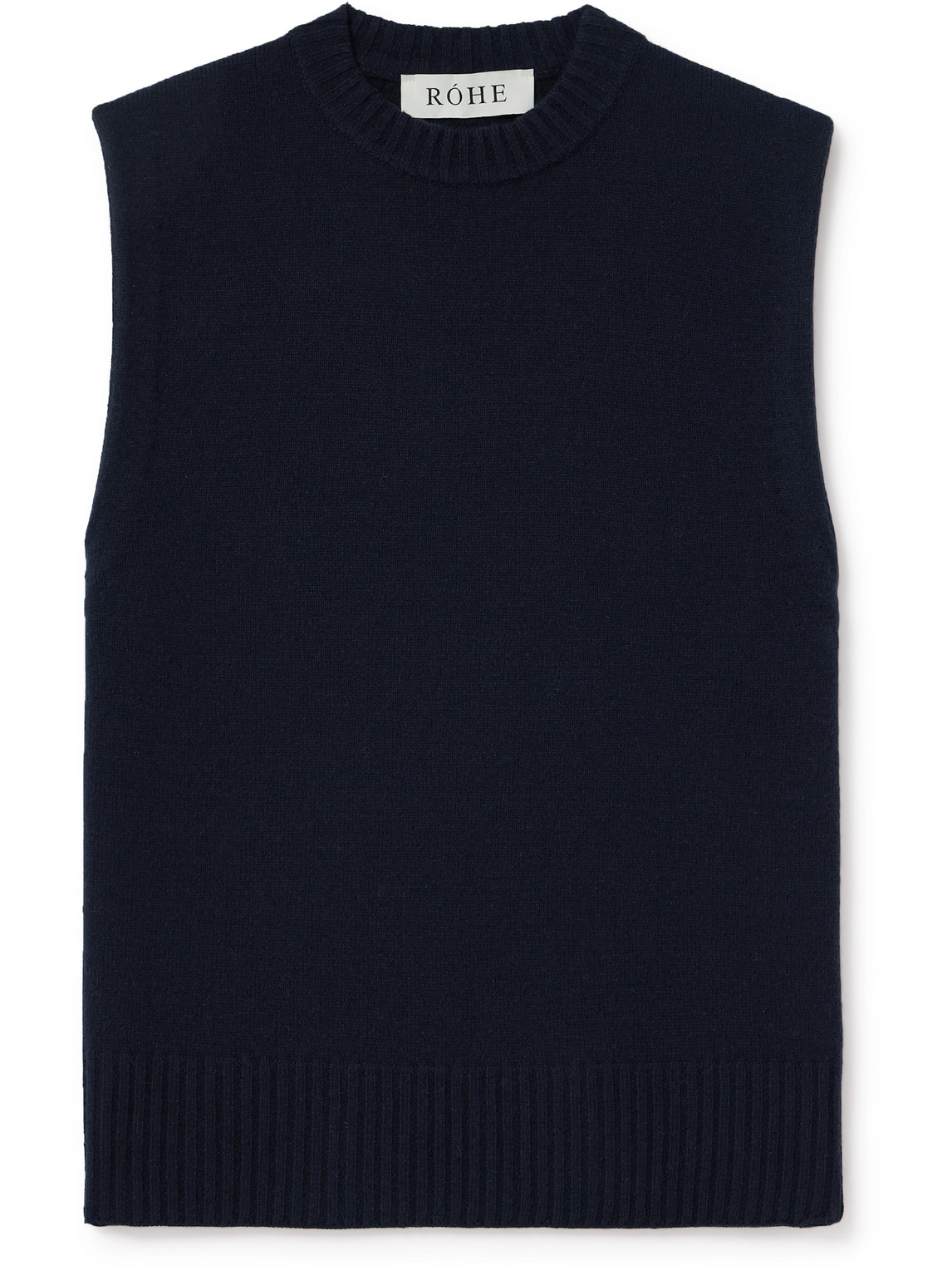 Rohe Wool And Cashmere-blend Vest In Blue