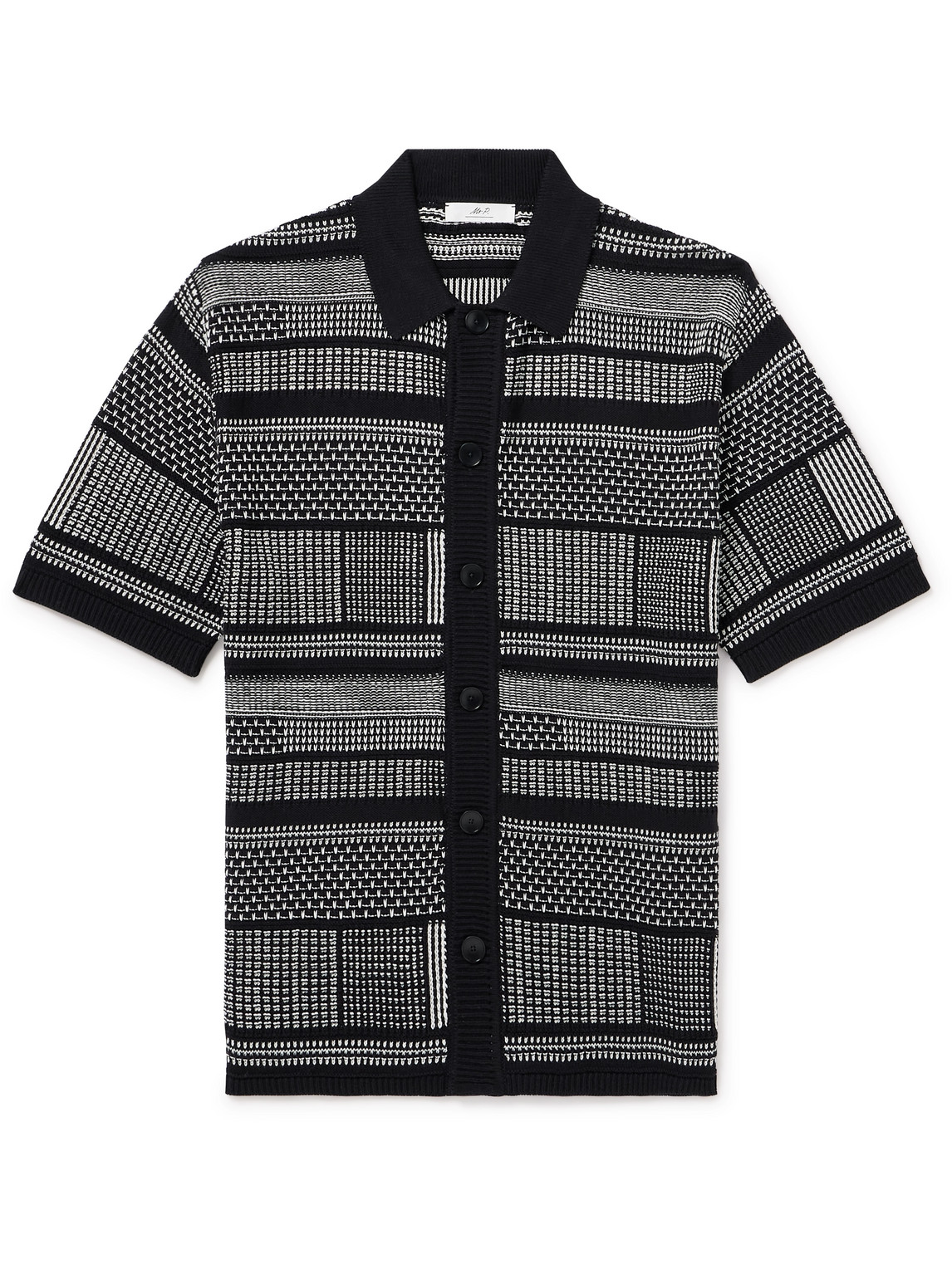 Mr P Cotton Shirt In Black