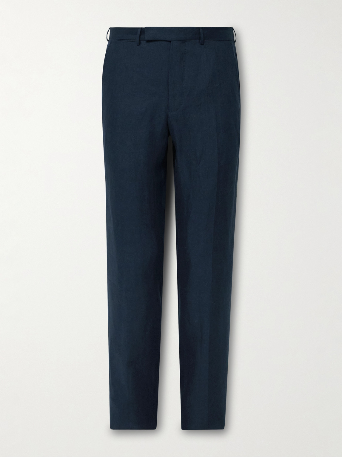 Zegna Slim-Fit Oasi Lino Twill Suit Trousers IT 56