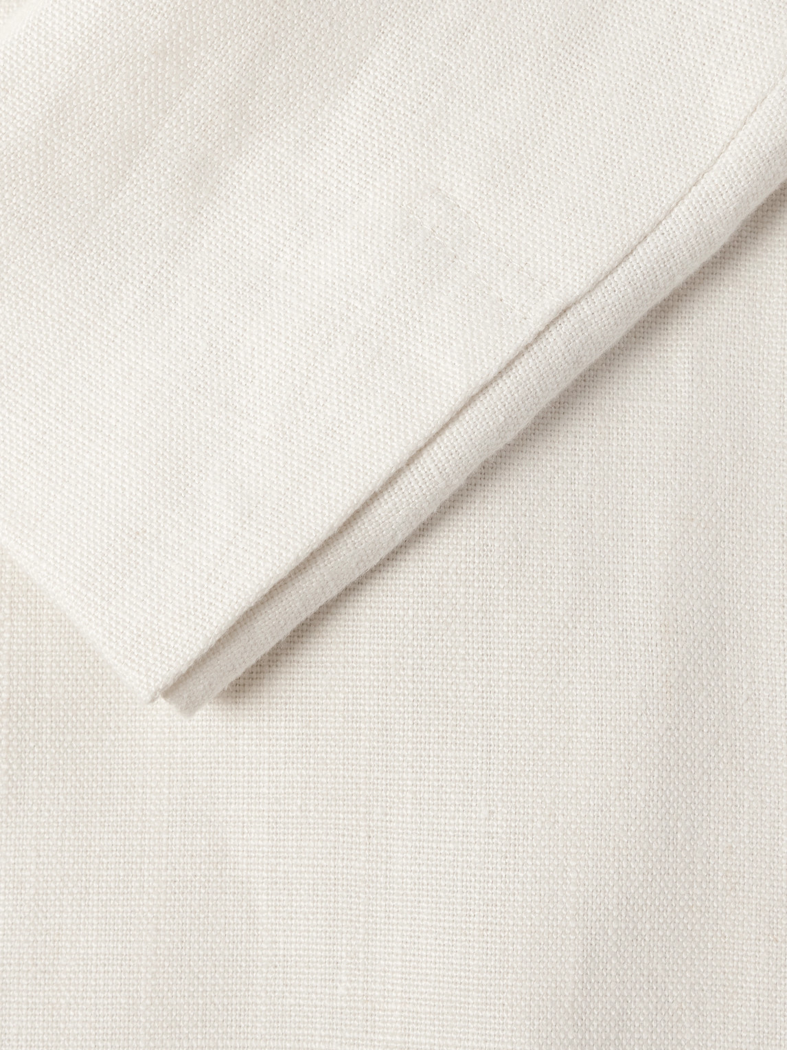 Zegna Mandarin-collar Unstructrured Linen Blazer In Neutrals