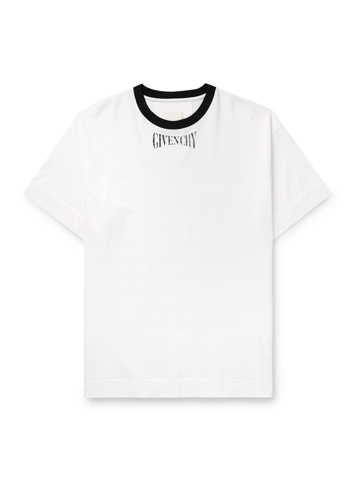 Givenchy - Logo-Print Cotton-Jersey T-Shirt - Men - White - S